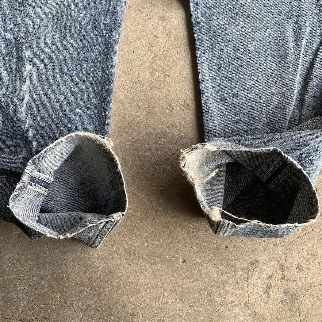 Levi's Vintage Clothing Levi’s 502 Distressed Denim Levis Jeans Trousers Pants Size US 28 / EU 44 - 14 Thumbnail
