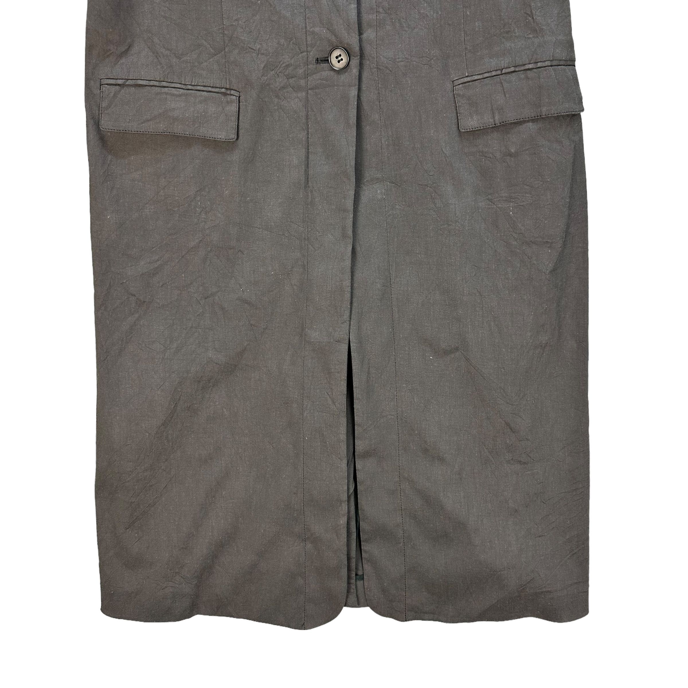 Theory THEORY LUXE Short Sleeve Long Coat Light Overcoat #A49-1141 Size S / US 4 / IT 40 - 3 Thumbnail
