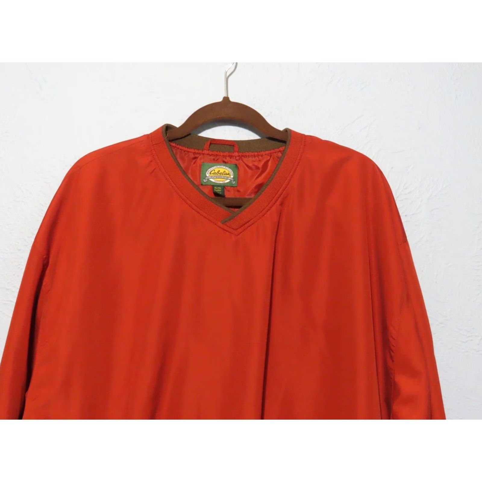 Vintage Cabela's Windcrest Men's XL Red Windbreaker Pullover with Pockets Jacket Size US XL / EU 56 / 4 - 6 Thumbnail