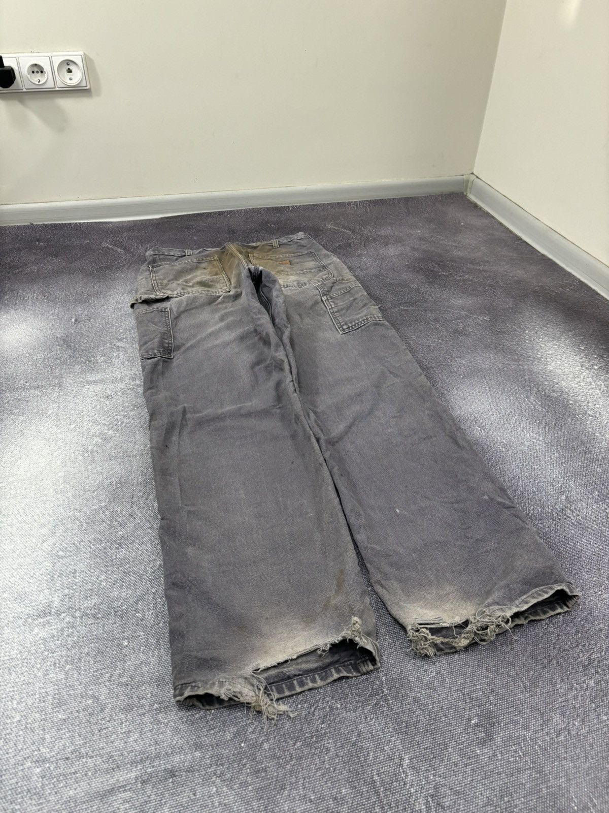 Carhartt Vintage Carhartt USA Dungaree Fit Distressed Work Pants Size US 32 / EU 48 - 4 Thumbnail