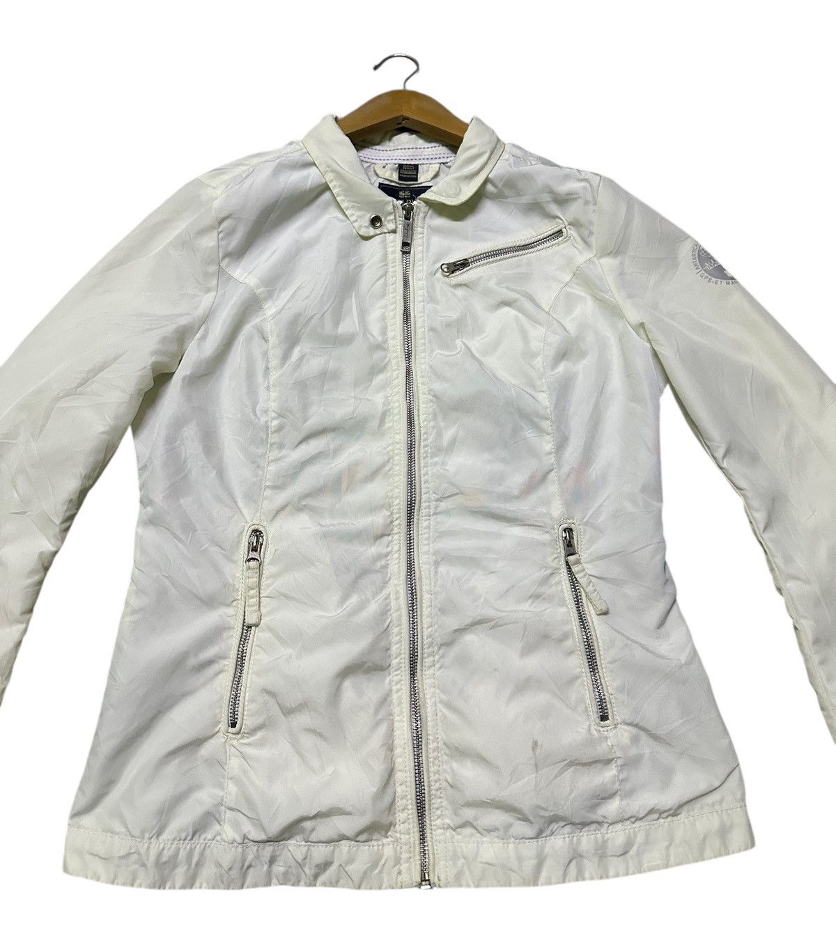 Napapijri Napapijri women's white lightweight zip-up jacket Size S / US 4 / IT 40 - 4 Thumbnail