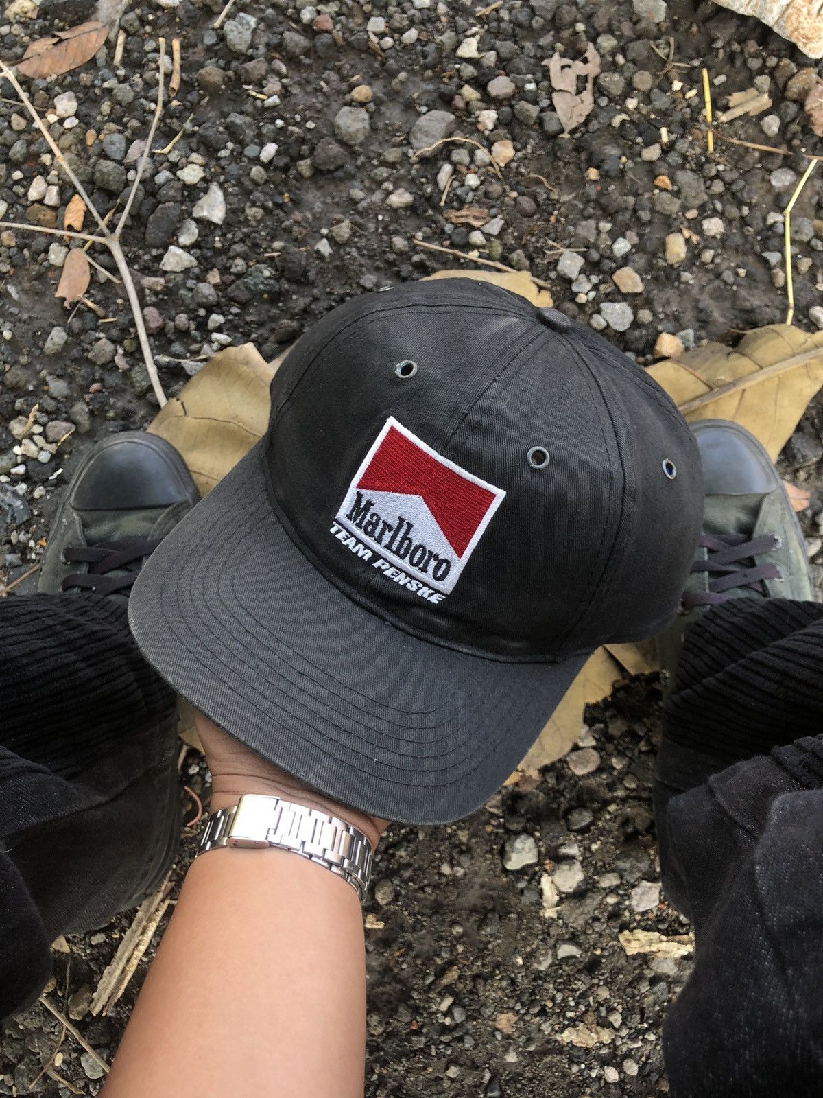 Marlboro Rare Vintage Marlboro F1 Team Penske Sunfading Cap Size ONE SIZE - 3 Thumbnail