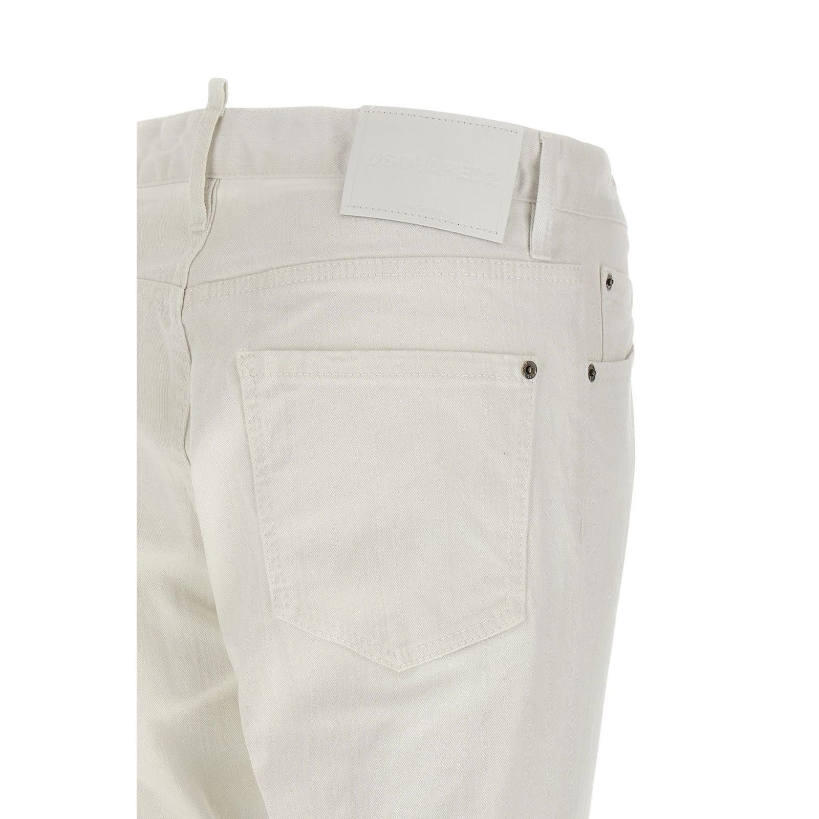 Dsquared2 DSQUARED2 Teddy White Denim Jeans New & Authentic (Men's siz Size US 32 / EU 48 - 4 Thumbnail