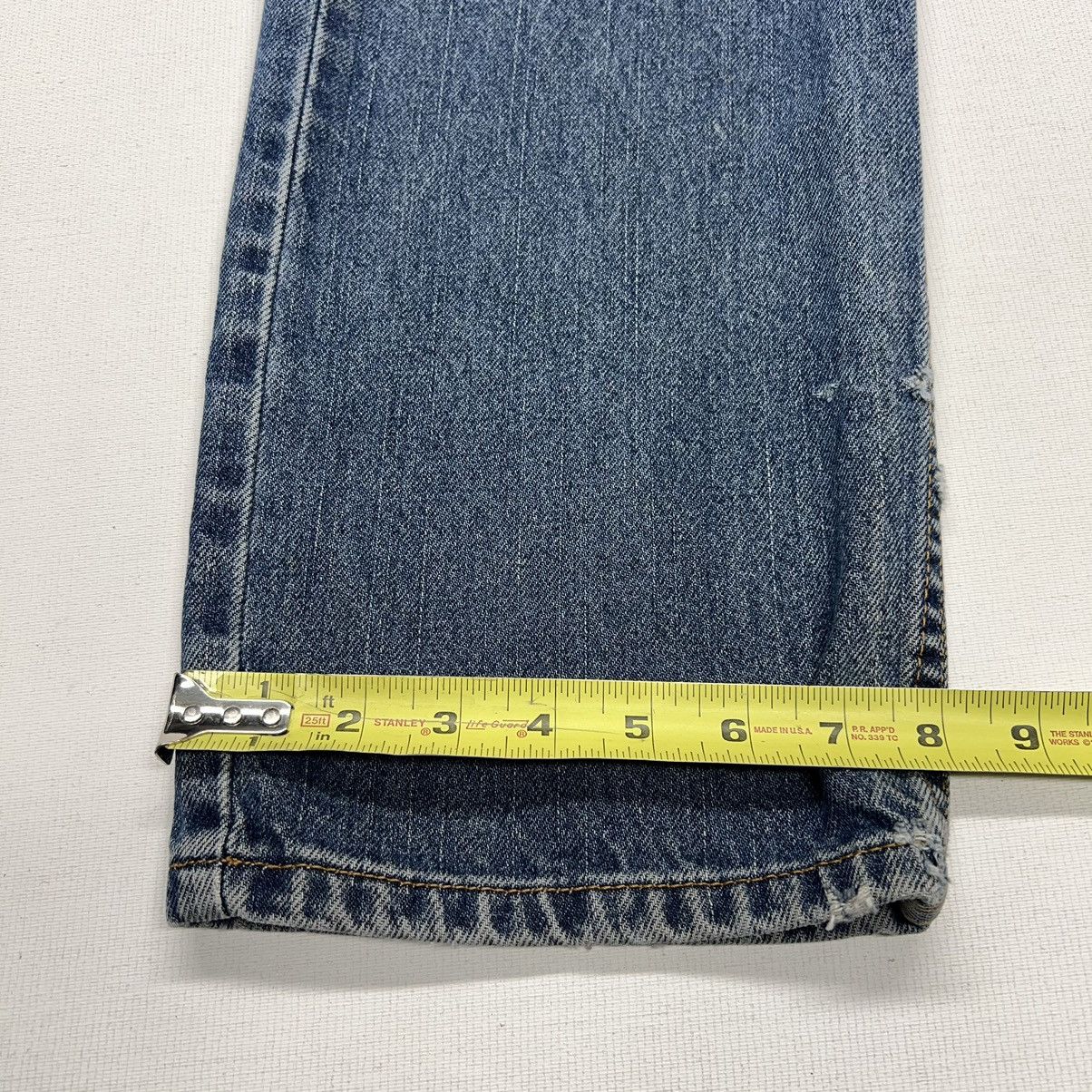 Levi's × Vintage Levis 505 Jeans Blue Straight Regular Fit Distressed Y2K Size US 34 / EU 50 - 21 Thumbnail