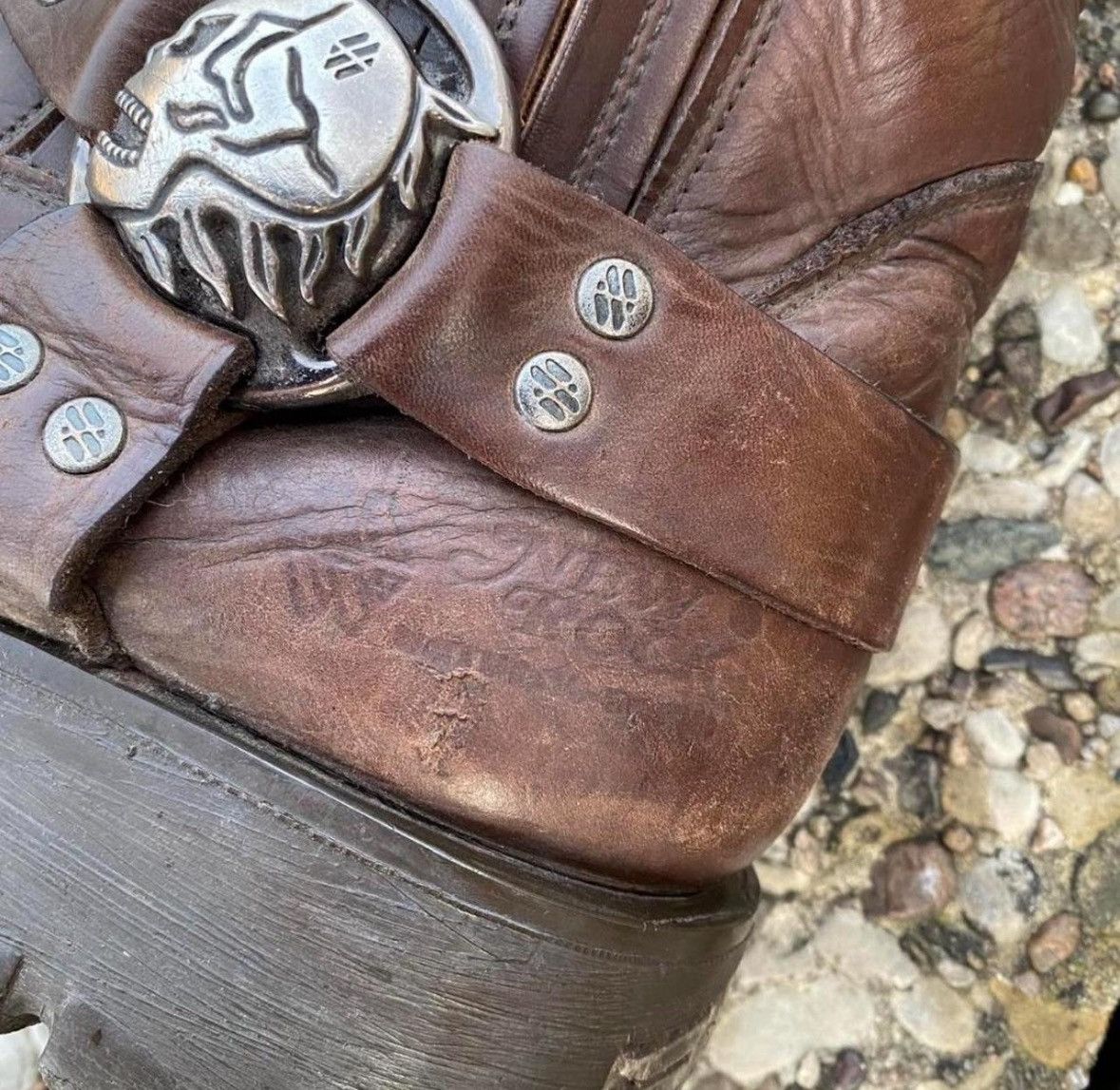 New Rock NEW ROCK BOOTS VINTAGE Size US 12.5 / EU 45-46 - 8 Thumbnail