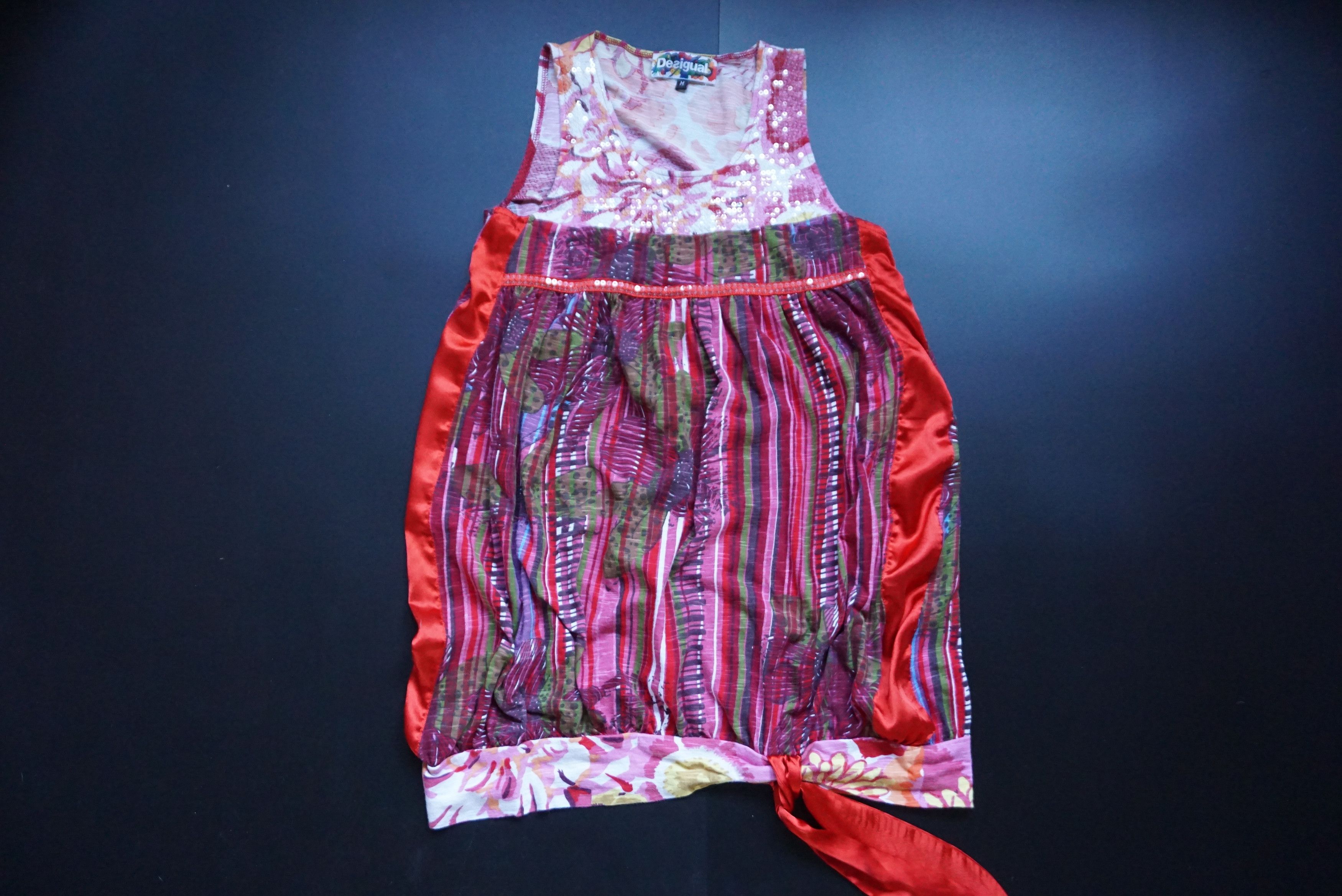 Designer Desigual top M 6/8 patterned stylish floral relaxed top Size M / US 6-8 / IT 42-44 - 11 Thumbnail