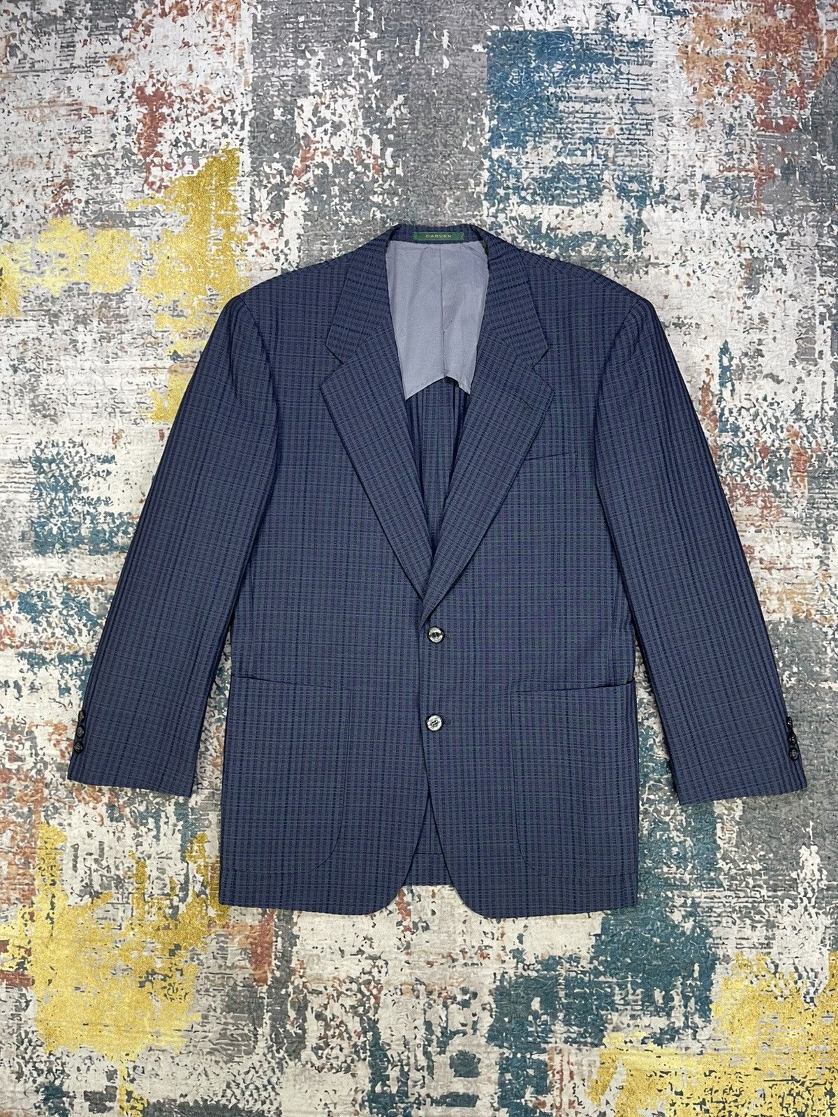 Carven Carven Paris Loisir Waffle Woven Blazers Size US M / EU 48-50 / 2 - 2 Thumbnail