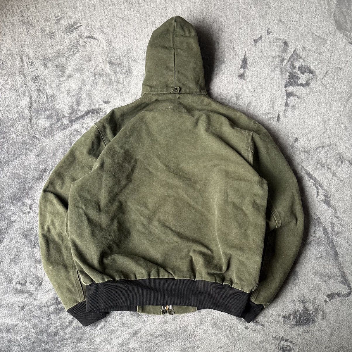 Carhartt GREEN OLIVE BIG LOGO CARHARTT ACTIVE JACKET Size US L / EU 52-54 / 3 - 6 Thumbnail