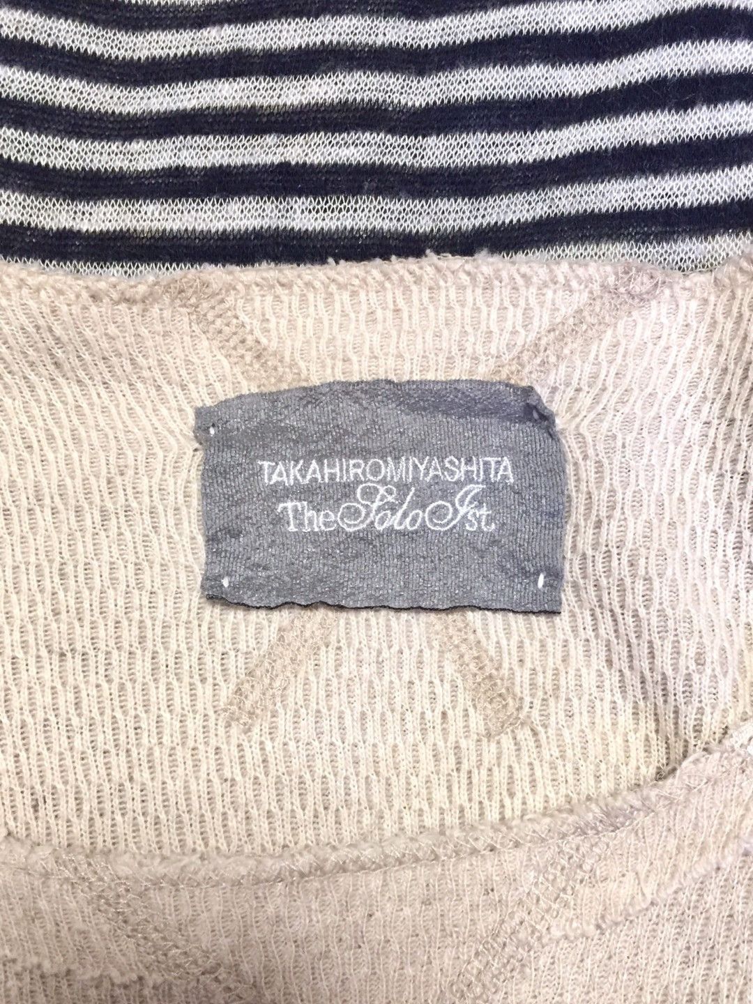 Takahiromiyashita The Soloist. Number (N)ine The Soloist Knit Linen T-Shirt Size US S / EU 44-46 / 1 - 1 Thumbnail