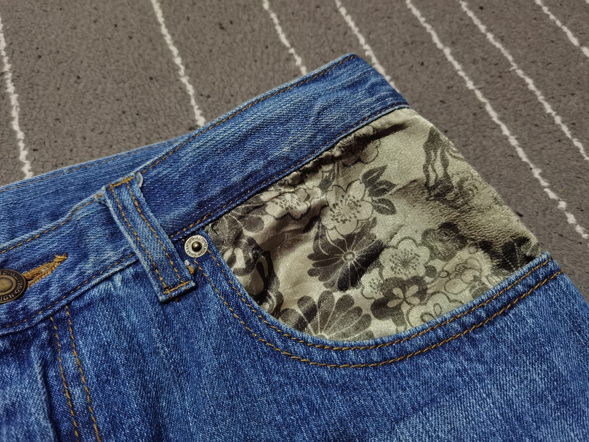 Japanese Brand Japanese raijin and fujin denim w32 2122 Size US 32 / EU 48 - 7 Thumbnail