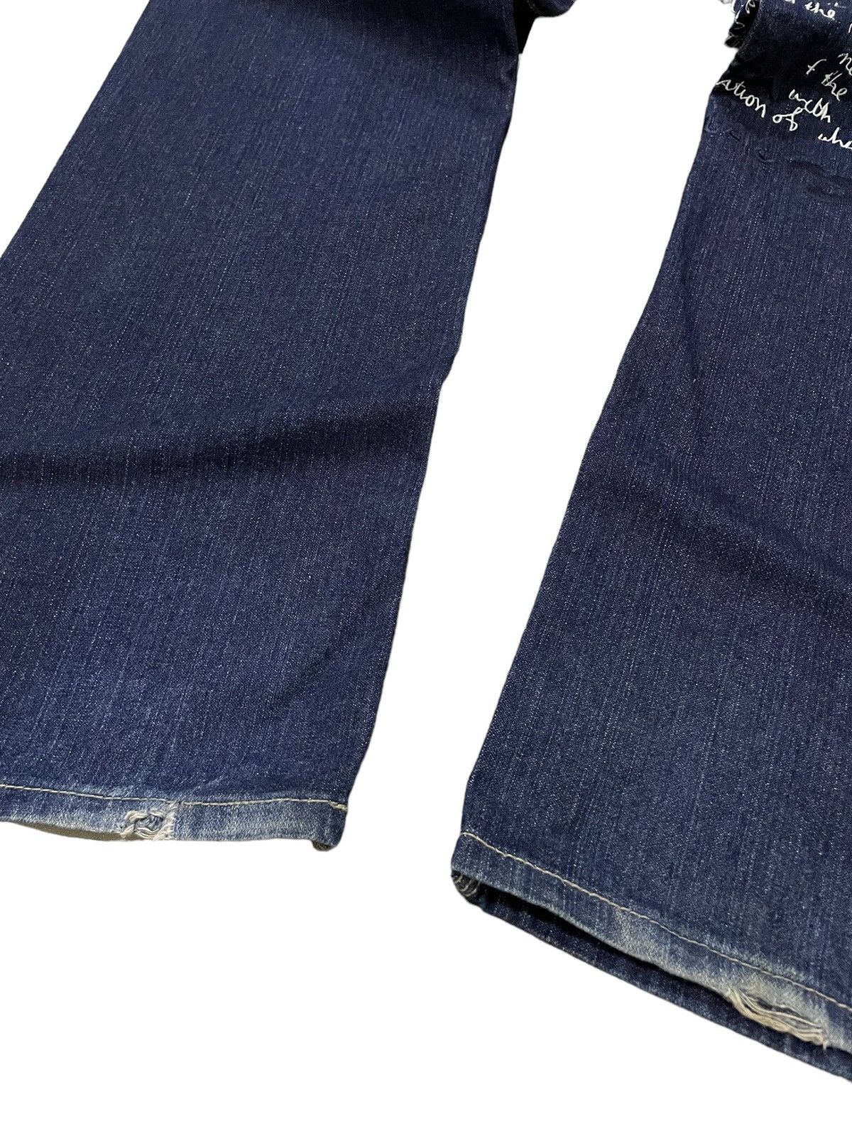 Japanese Brand Artful Dodger Jesse Pinkman Embroidered Poems Baggy Jeans Size US 34 / EU 50 - 20 Thumbnail