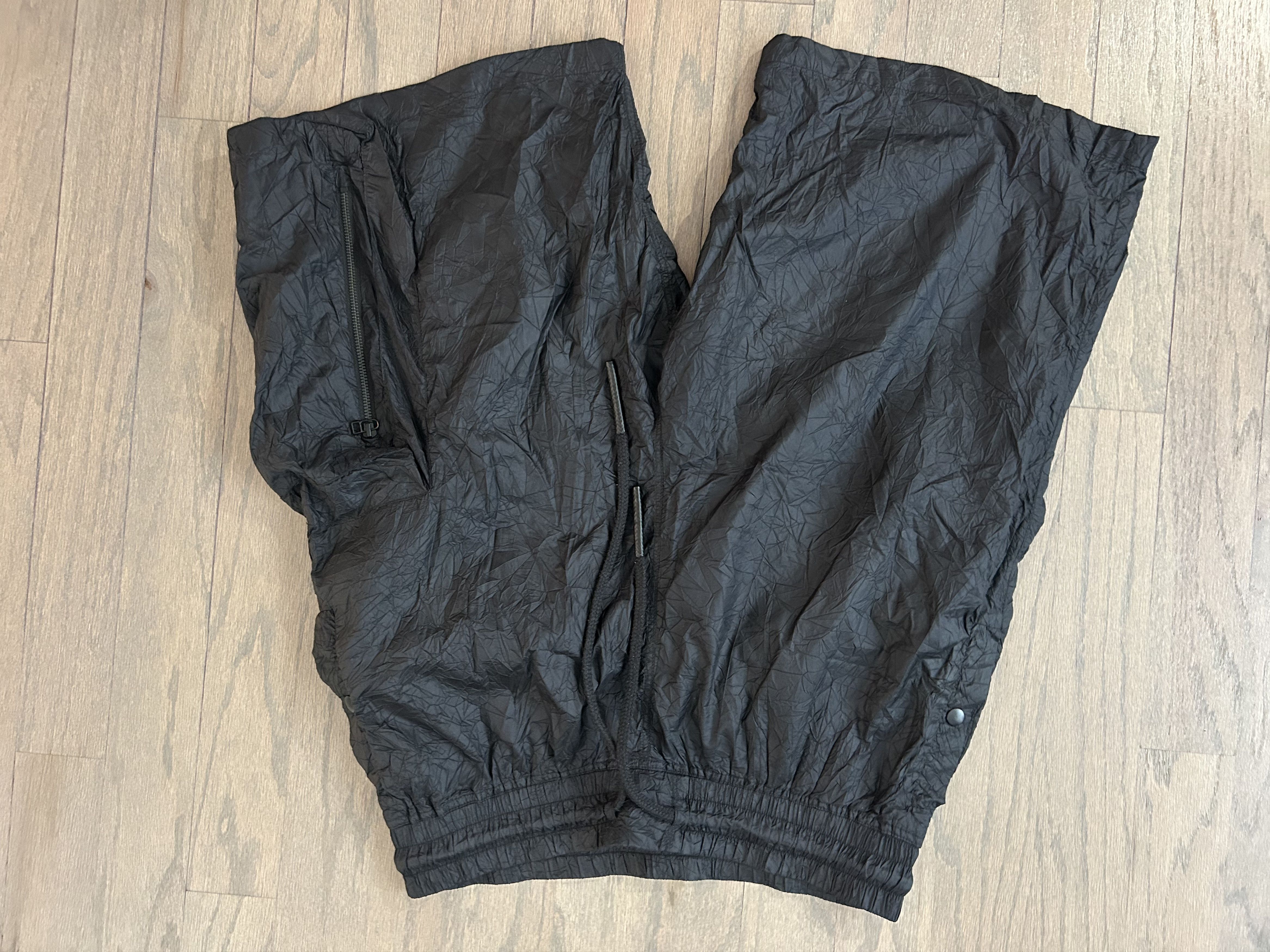 Barbara I Gongini Black Crinkle Nylon Shorts