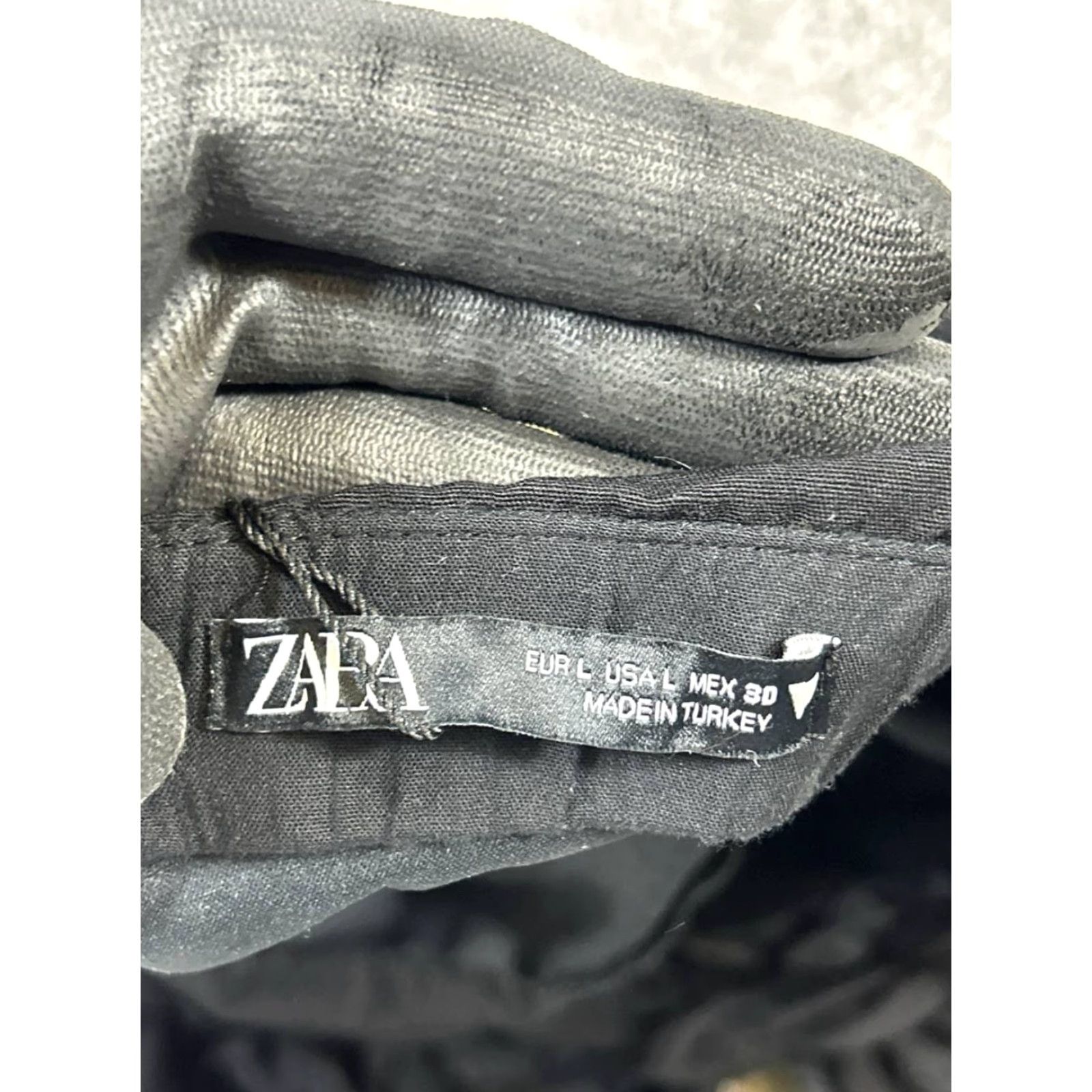 Zara Zara Dress Womens Large Black Blouson Halter New Size L / US 10 / IT 46 - 3 Thumbnail