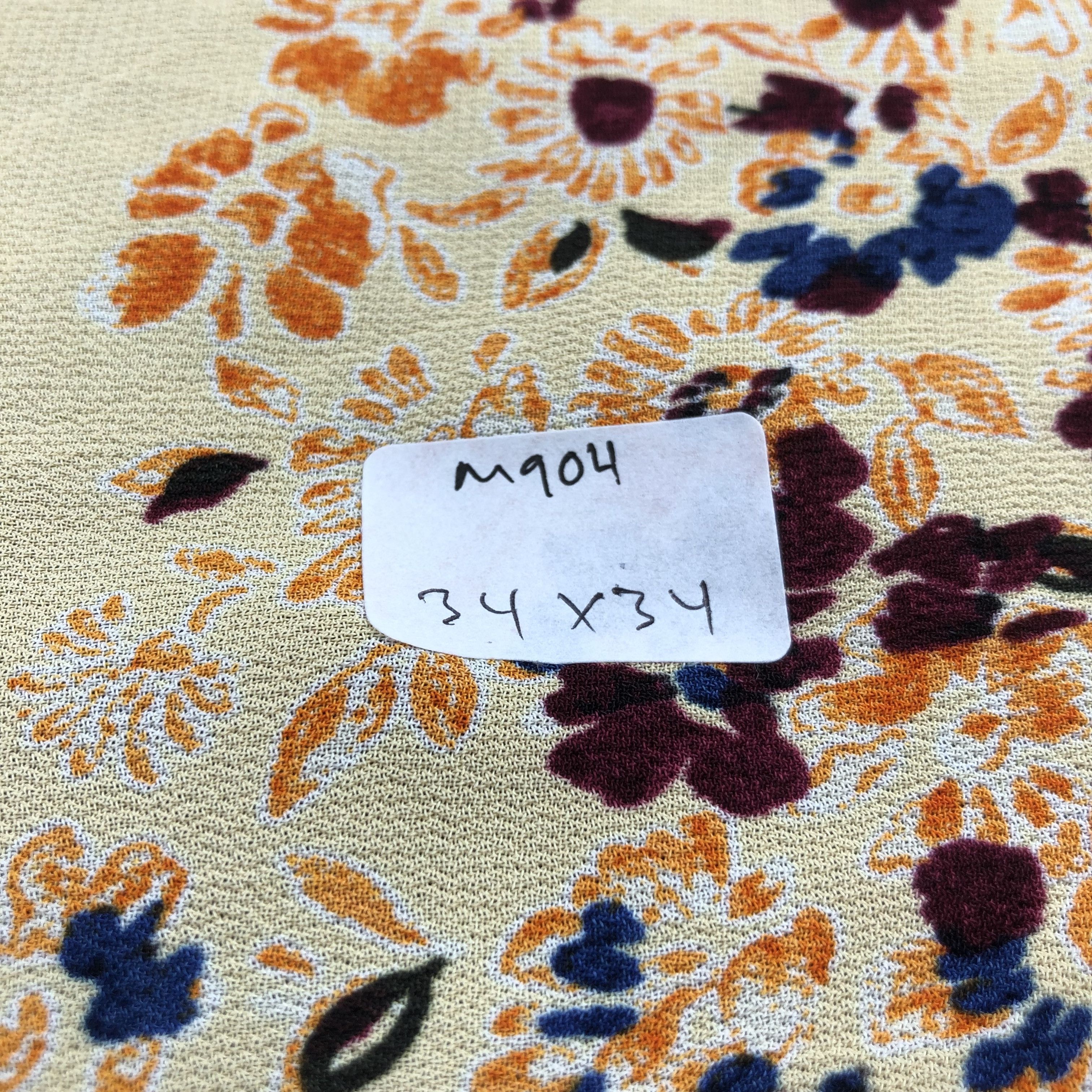 Matsuda Nicole Club by Matsuda Floral Scarf M904 Size ONE SIZE - 6 Thumbnail