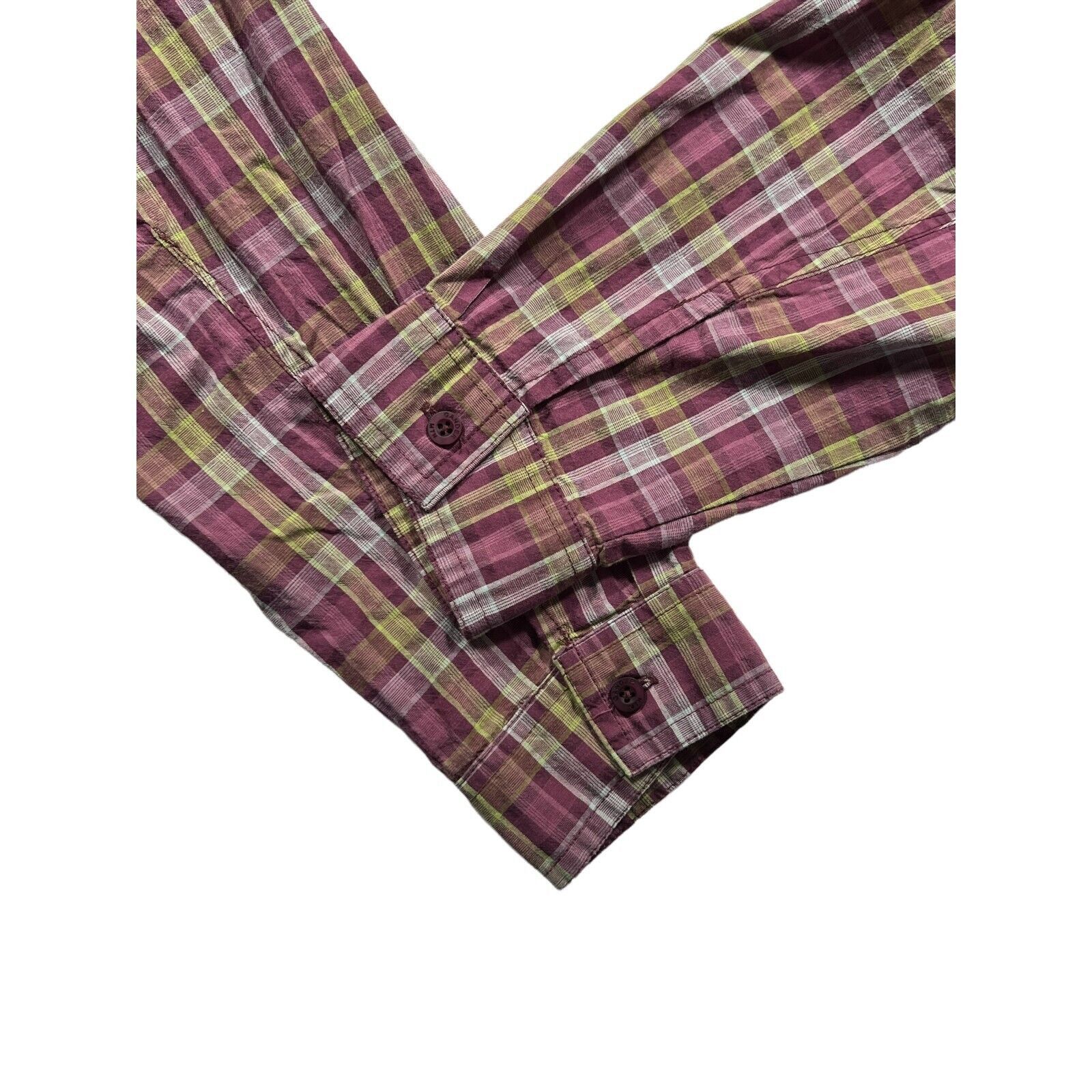 Other Gander Mountain Womens Cut Shirt Purple & Green Plaid Medium Size M / US 6-8 / IT 42-44 - 2 Thumbnail
