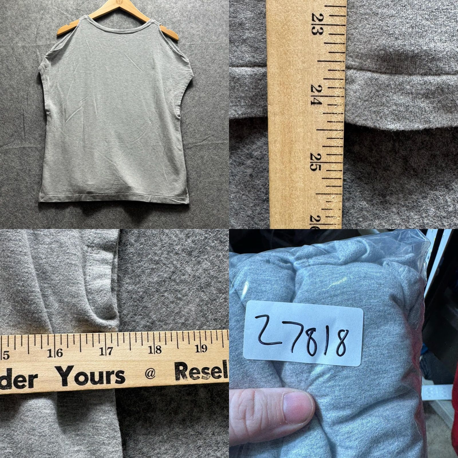 MAJESTIC FILATURES Majestic Filatures Tank Top Womens 3 Gray Crew Neck Soft Touch Jersey Stretch Size XS / US 0-2 / IT 36-38 - 8 Thumbnail