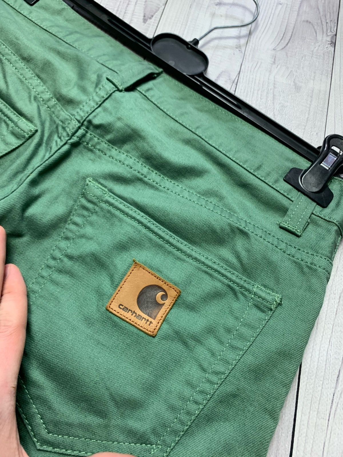 Carhartt Carhartt wip green denim size W30 Size US 30 / EU 46 - 4 Thumbnail