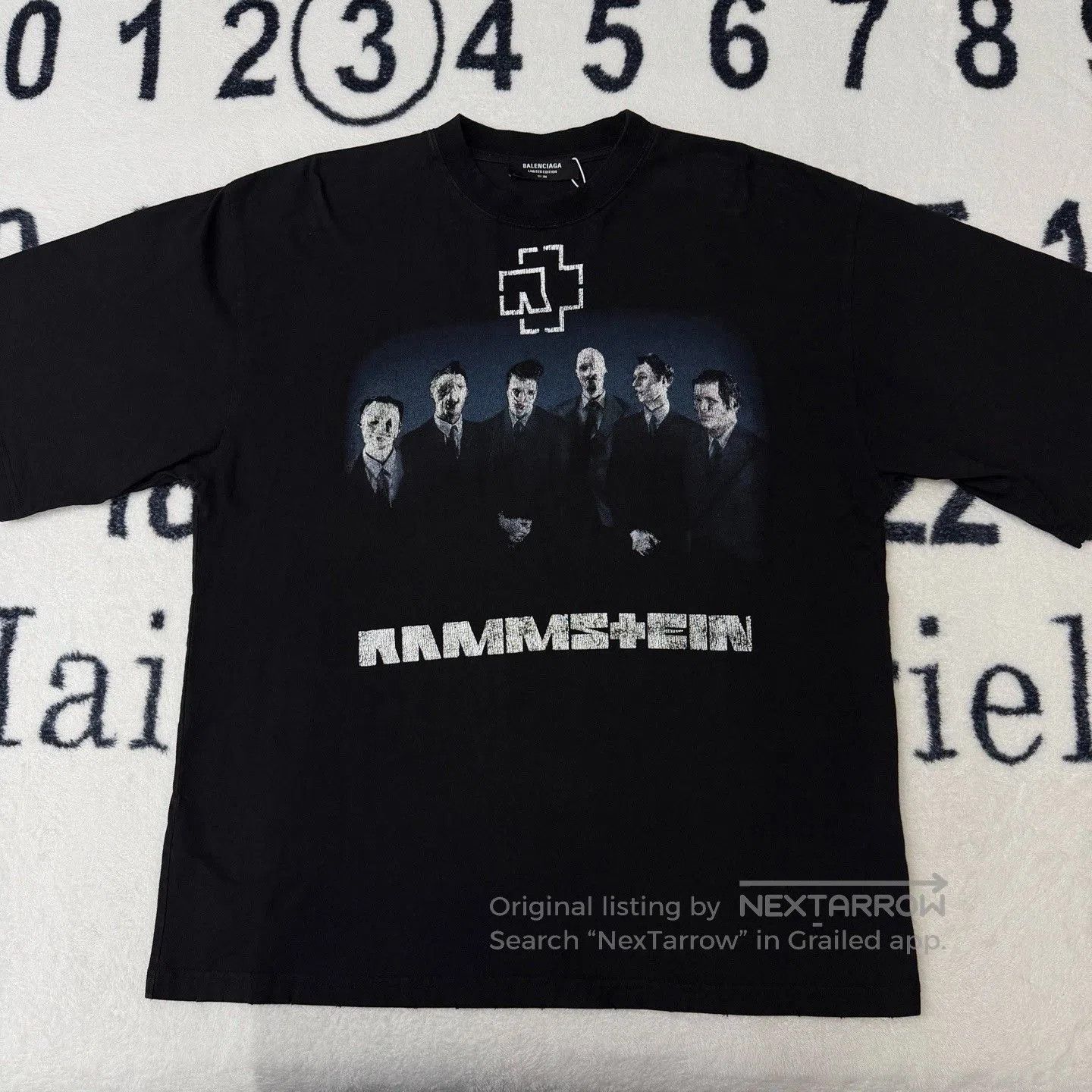 Balenciaga Balenciaga Rammstein Band Graphic T. Size US M / EU 48-50 / 2 - 1 Thumbnail