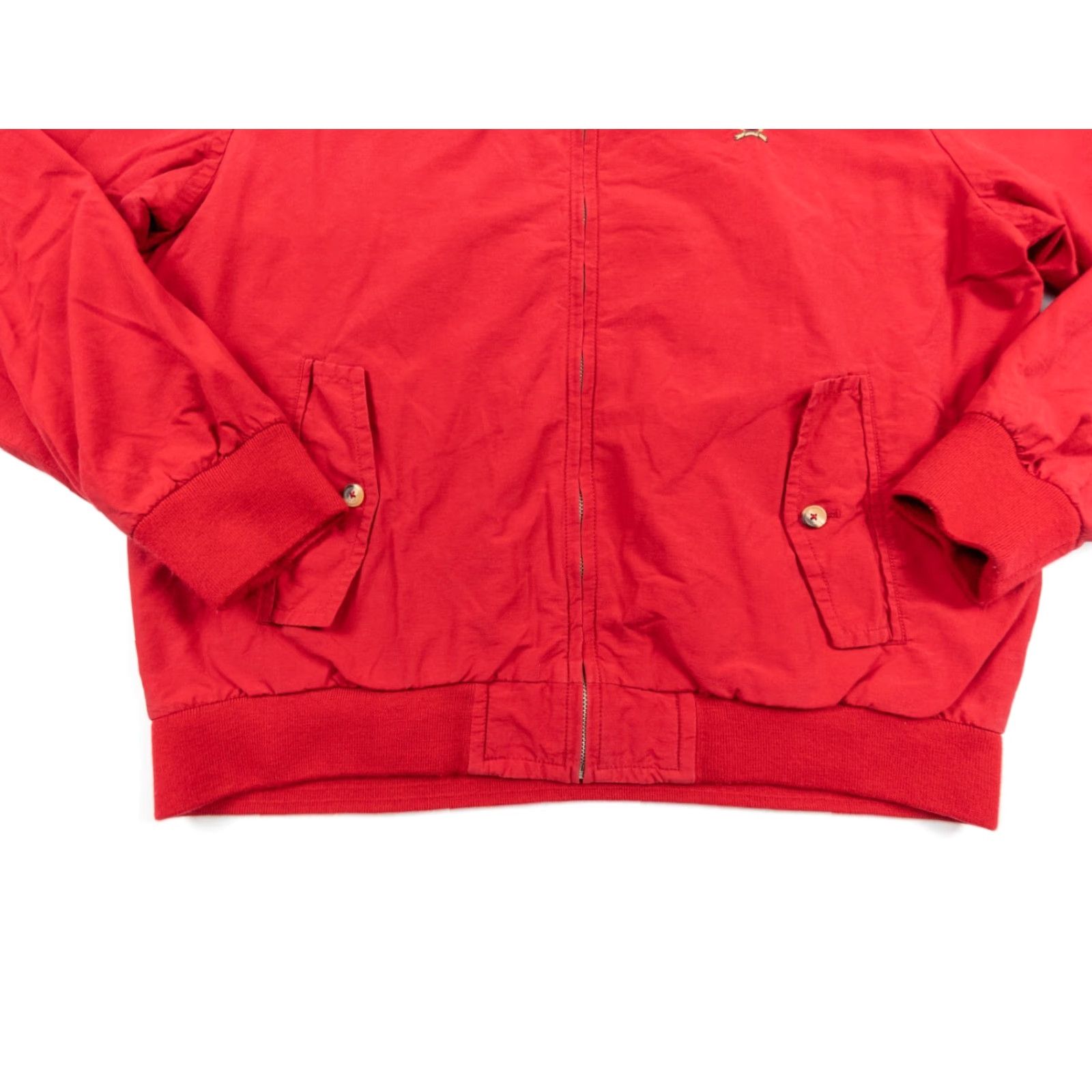 Tommy Hilfiger VINTAGE Tommy Hilfiger Jacket Adult Large Red Full Zip Bomber Outdoor Preppy Mens Size US L / EU 52-54 / 3 - 4 Thumbnail
