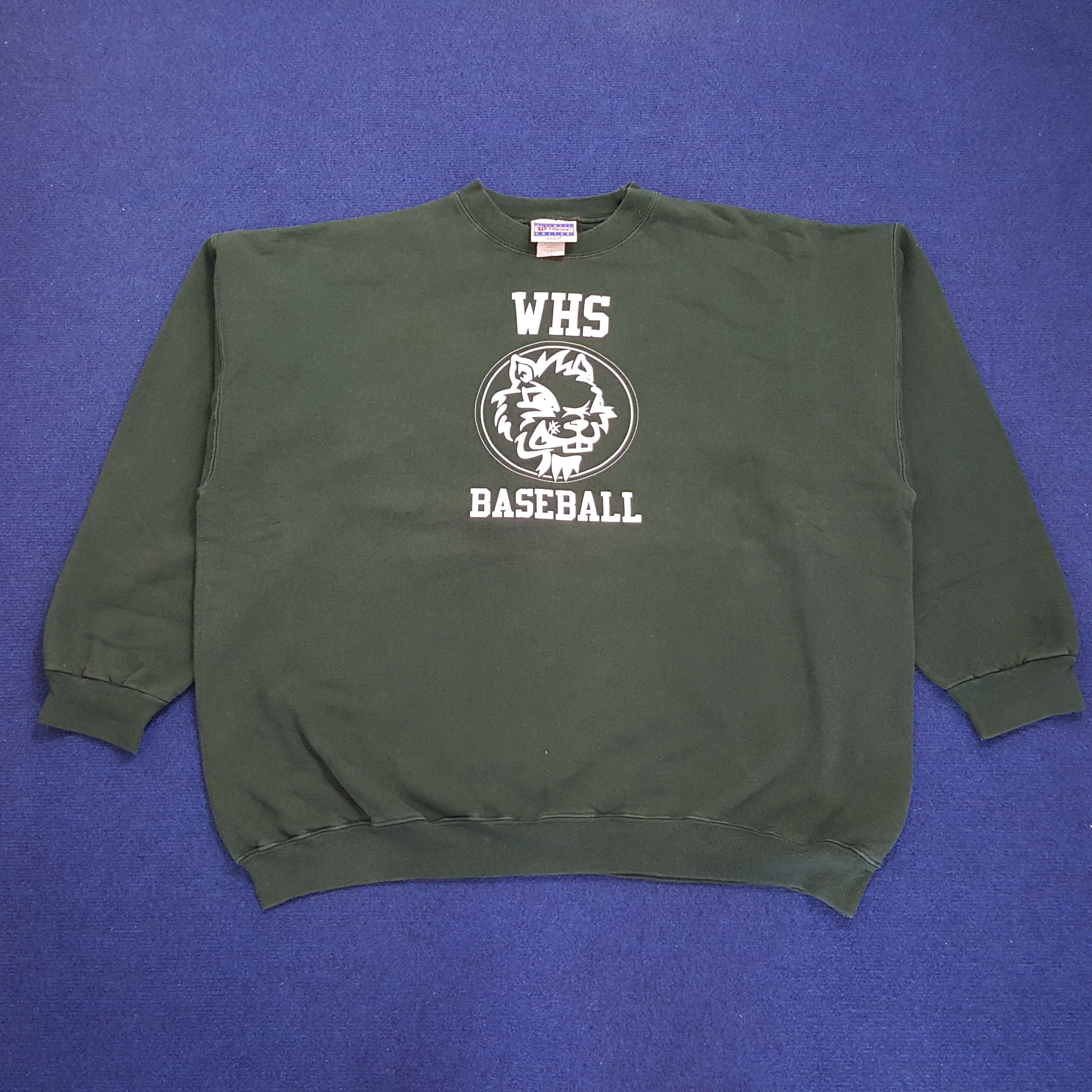 MLB × Vintage Vintage WHS Washington Baseball MBL Sports Sweatshirt Size US XXL / EU 58 / 5 - 1 Thumbnail