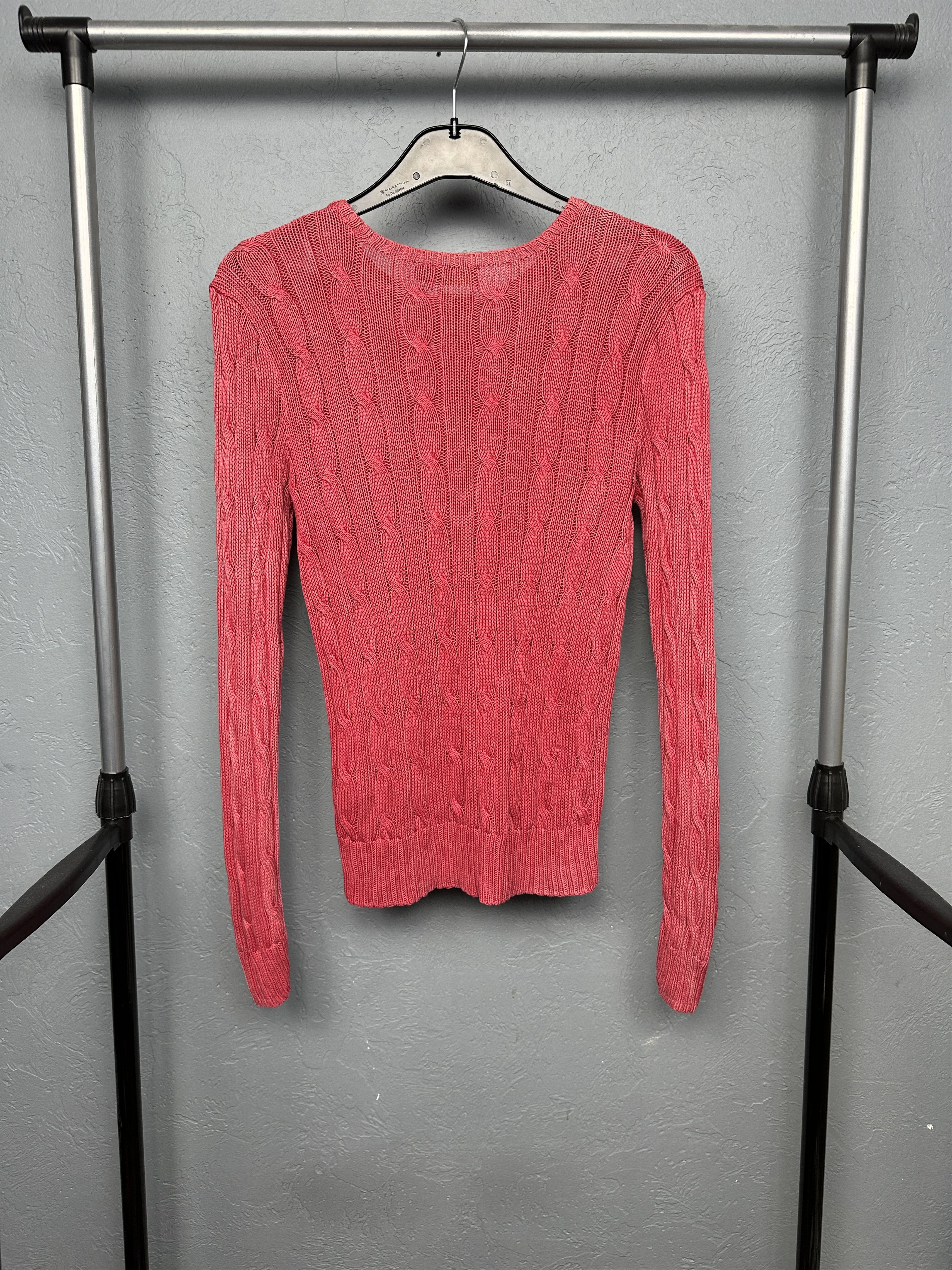 Polo Ralph Lauren Polo Ralph Lauren Vintage Womens Cable Knit Sweater Size S / US 4 / IT 40 - 7 Thumbnail