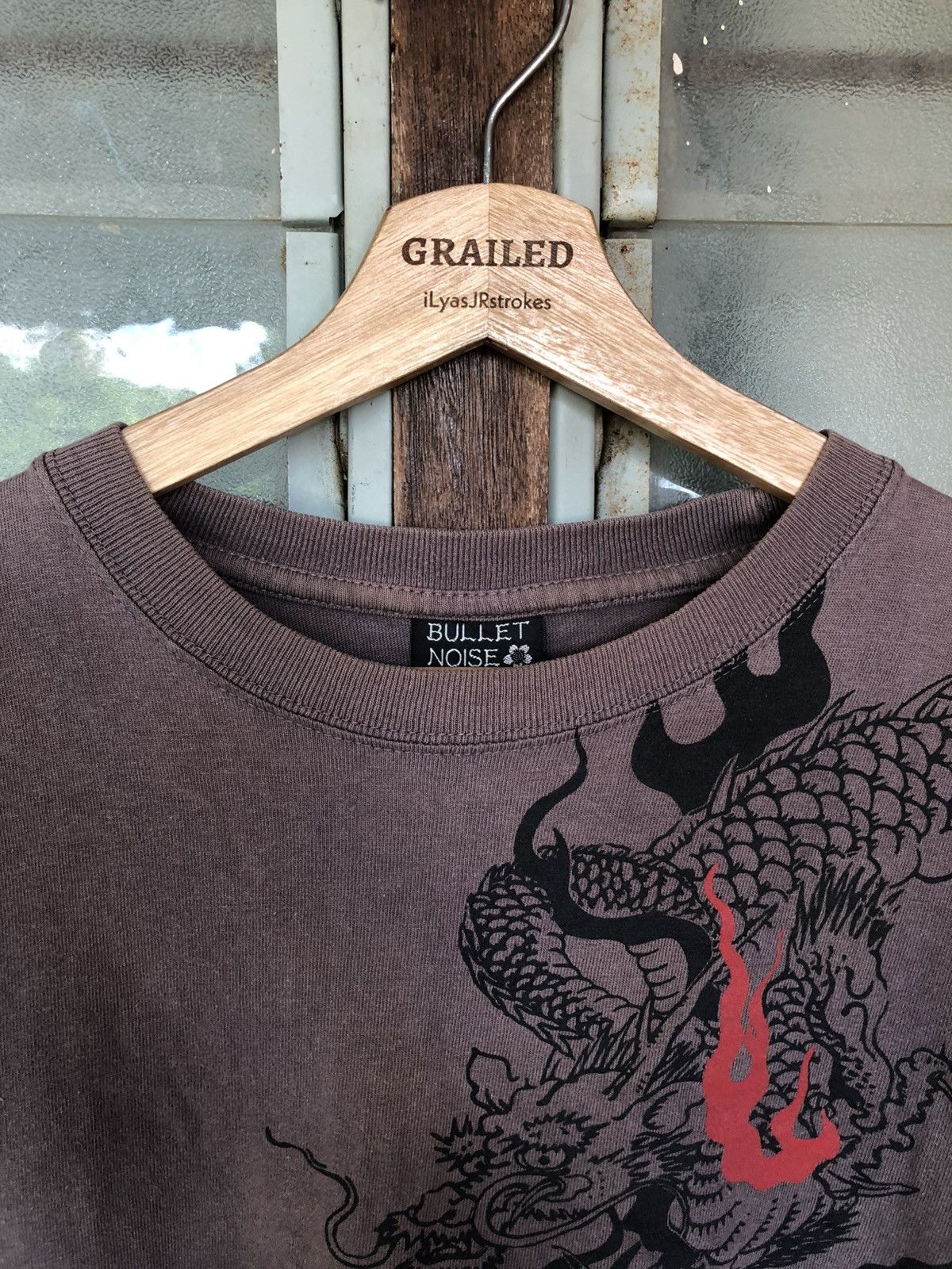 Bullet Noise Vintage Bullet Noise Dragon Style Long Sleeve Shirt Tee Size US M / EU 48-50 / 2 - 16 Thumbnail