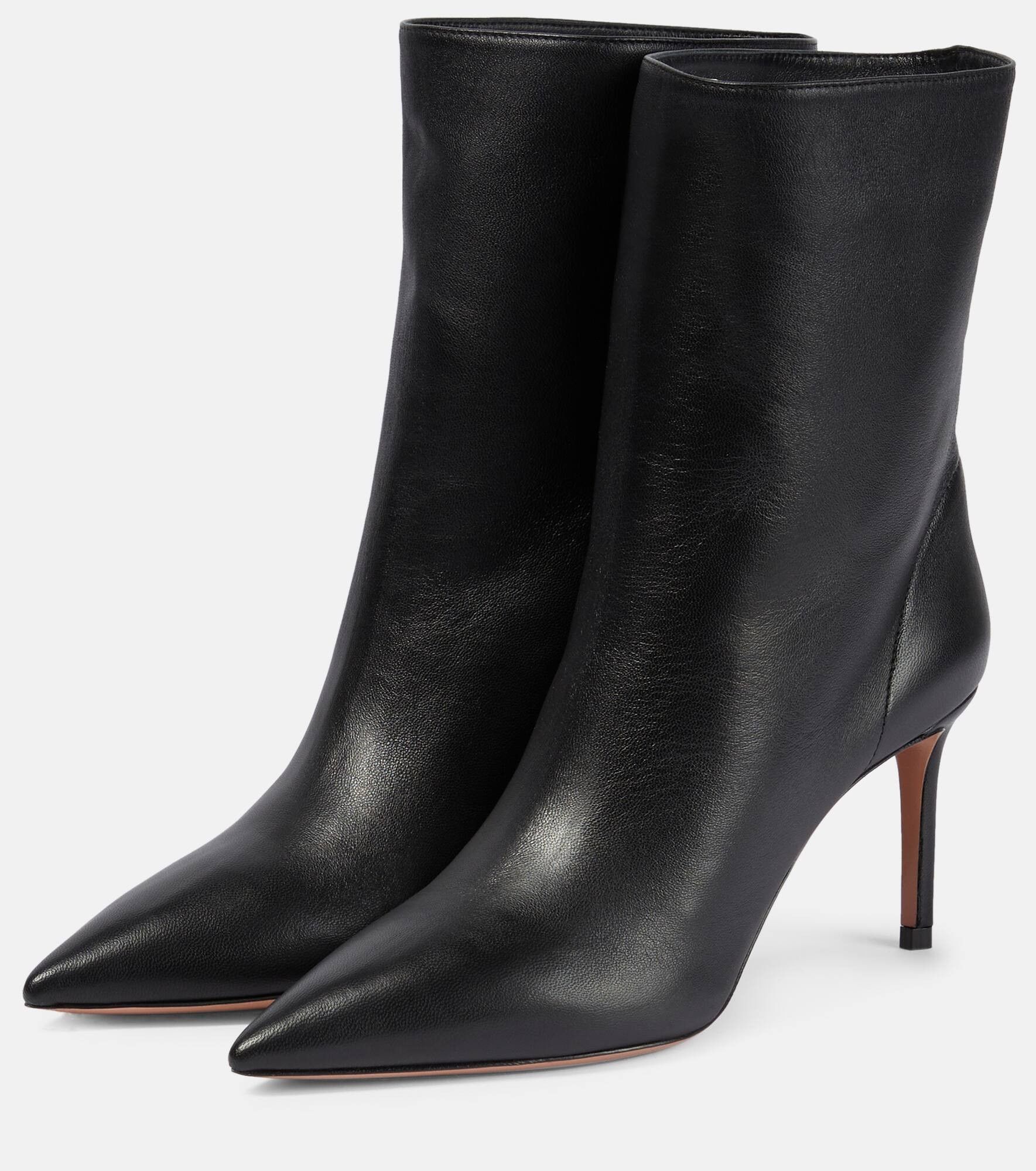 Aquazzura o1y0625 Ankle Boots in Black Size US 8.5 / IT 38.5 - 2 Thumbnail