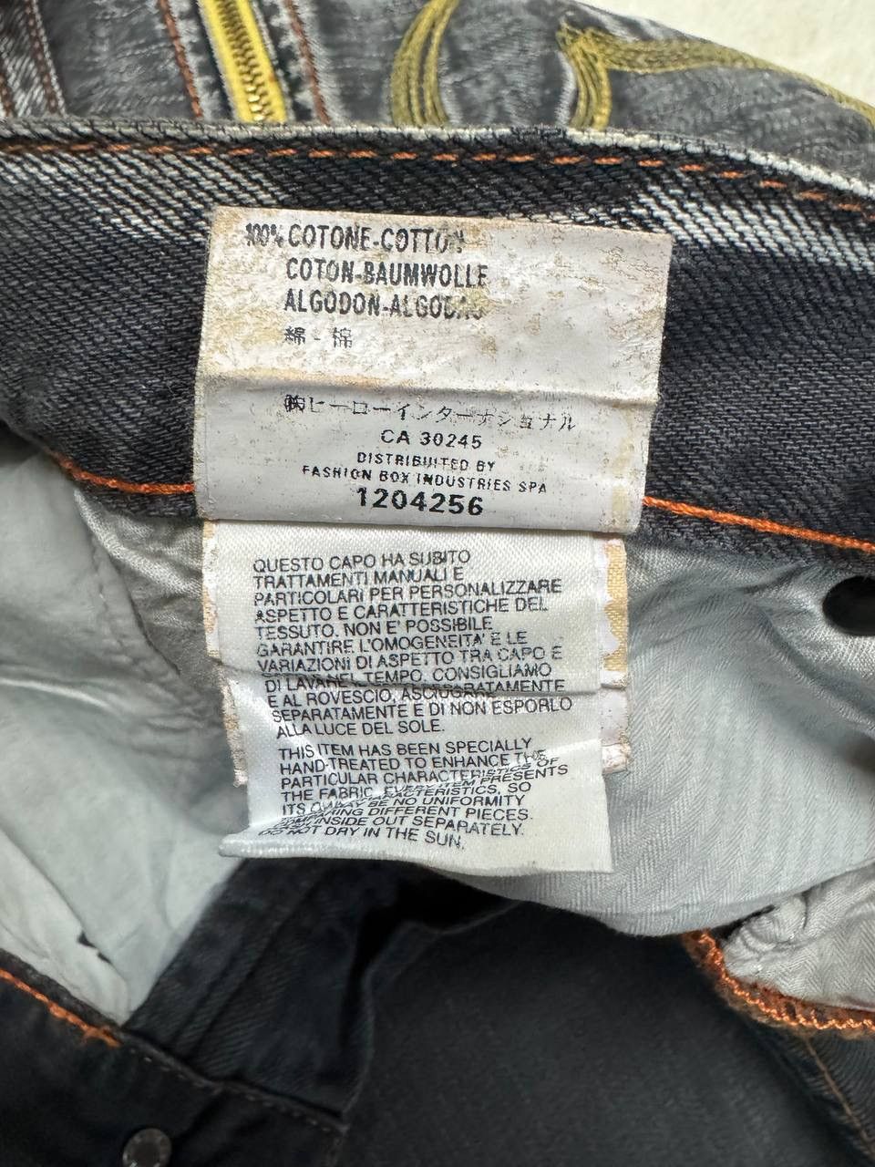 Japanese Brand SICK Vintage Replay Smoke Washed Style Distressed Denim Jean Size US 31 - 12 Thumbnail