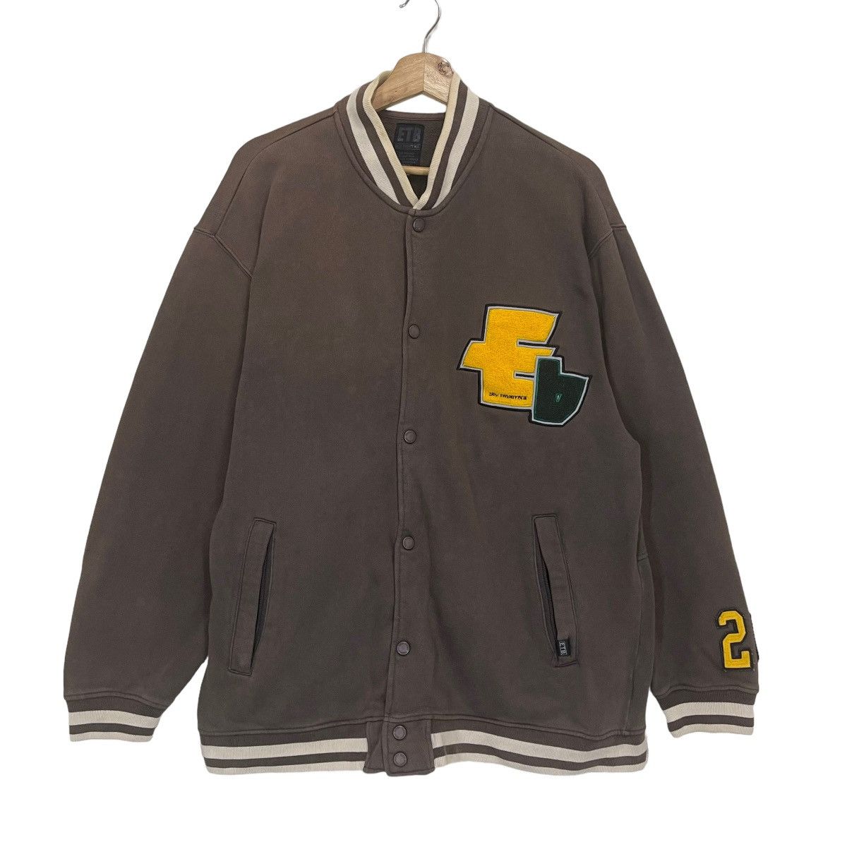Japanese Brand EAST TWENTY BOX VARSITY JACKET Size US M / EU 48-50 / 2 - 1 Thumbnail