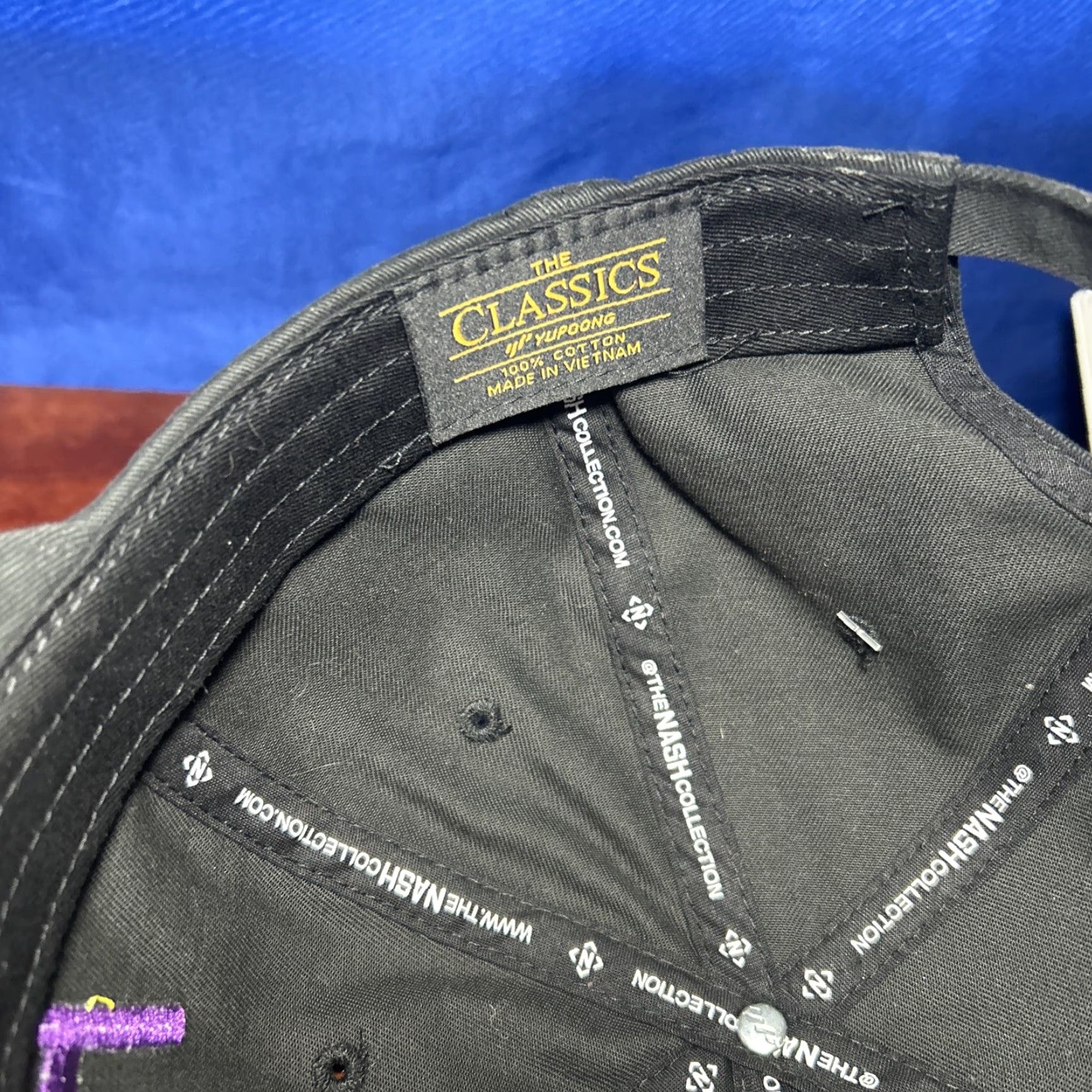 Rainbow The NASH Collection Hat Women One Size Black Rainbow Font Adjustable NWT Size ONE SIZE - 7 Thumbnail