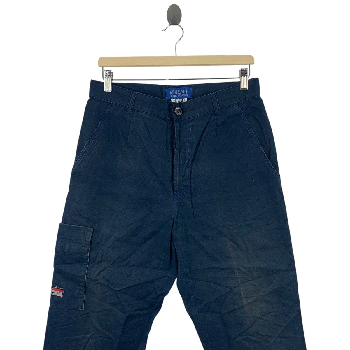 Versace VERSACE JEANS COUTURE ripstop single pocket cargo pants Size US 32 / EU 48 - 2 Thumbnail