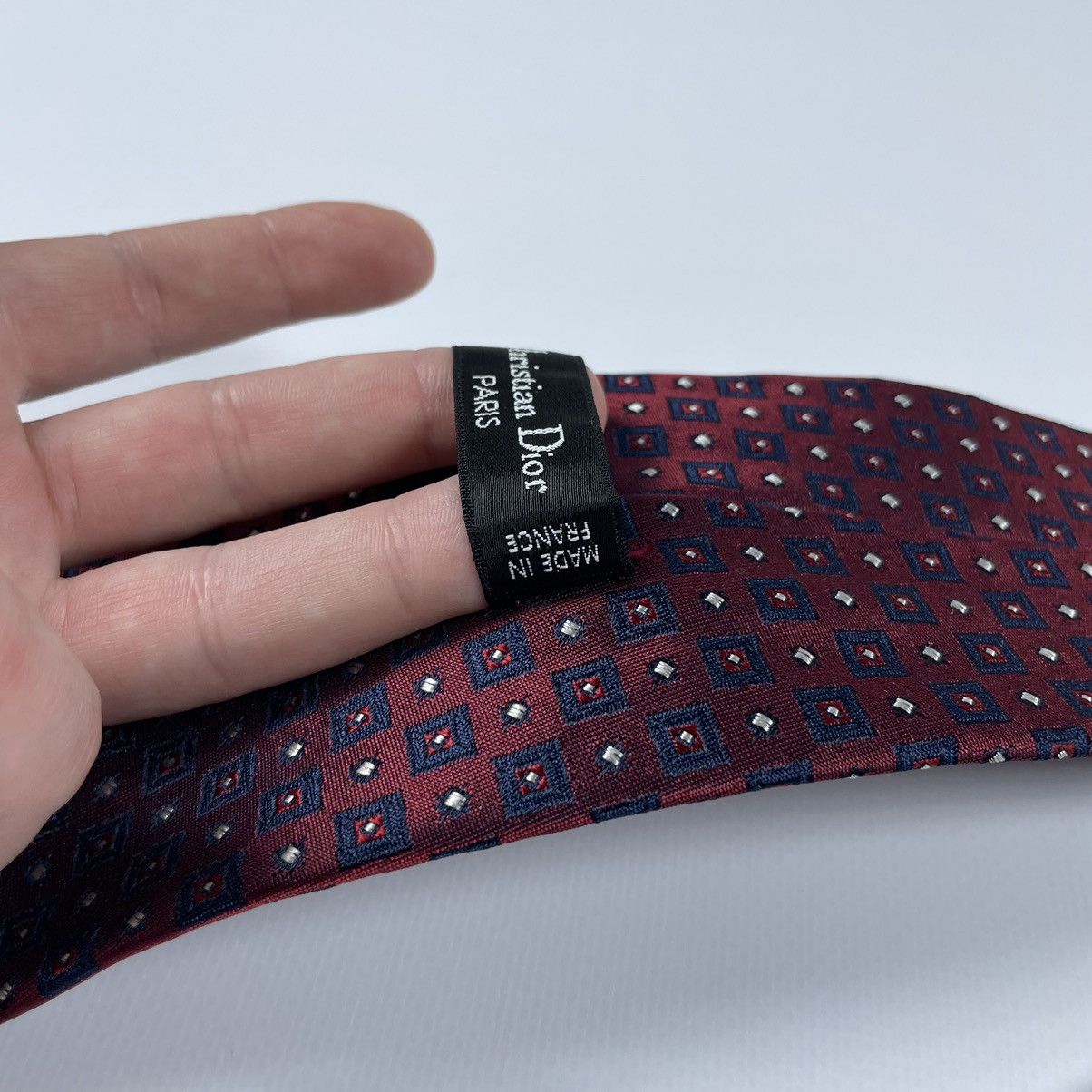 Christian Dior Monsieur Christian Dior Paris Silk Tie Size ONE SIZE - 5 Thumbnail