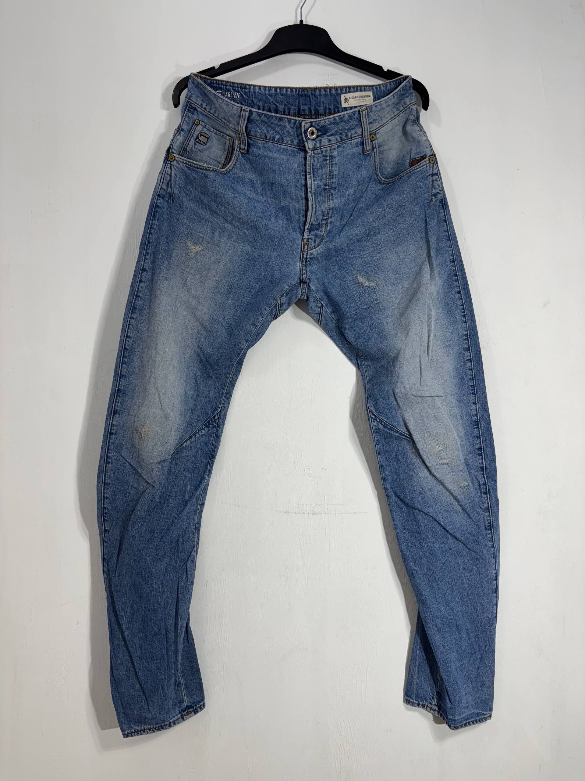 G-Star G-Star Arc Zip 3D Slim Biker Jeans W33 Size US 33 - 1 Thumbnail