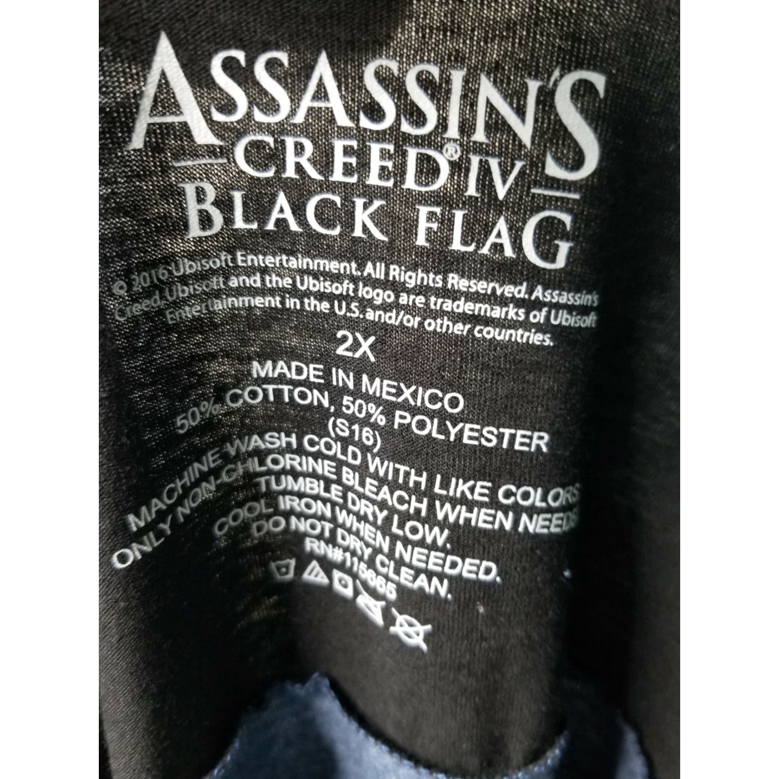 Logo 7 ASSASSIN'S CREED IV BLACK FLAG Long Sleeve T-Shirt Logo Blue/Black 2XL Mens Size US XXL / EU 58 / 5 - 3 Thumbnail