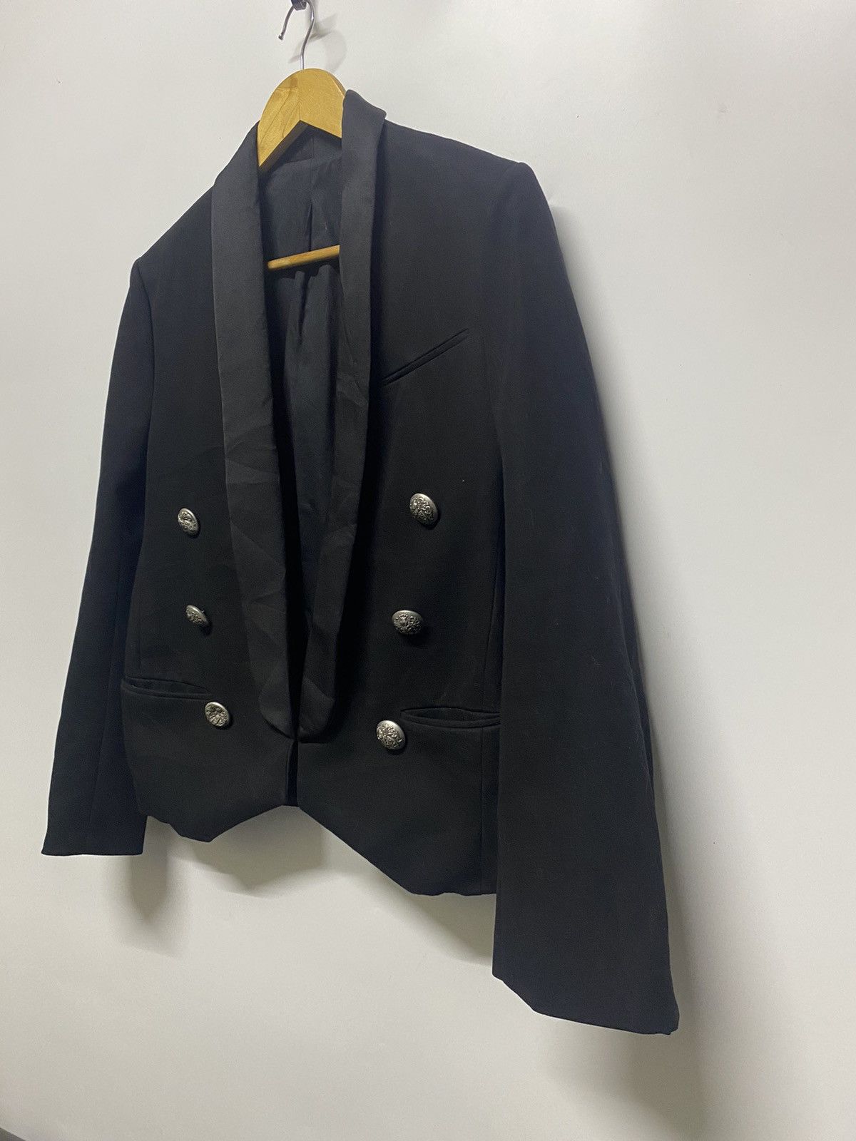 Balmain × Designer Balmain Paris Coat Blazer Jacket Size M / US 6-8 / IT 42-44 - 3 Thumbnail