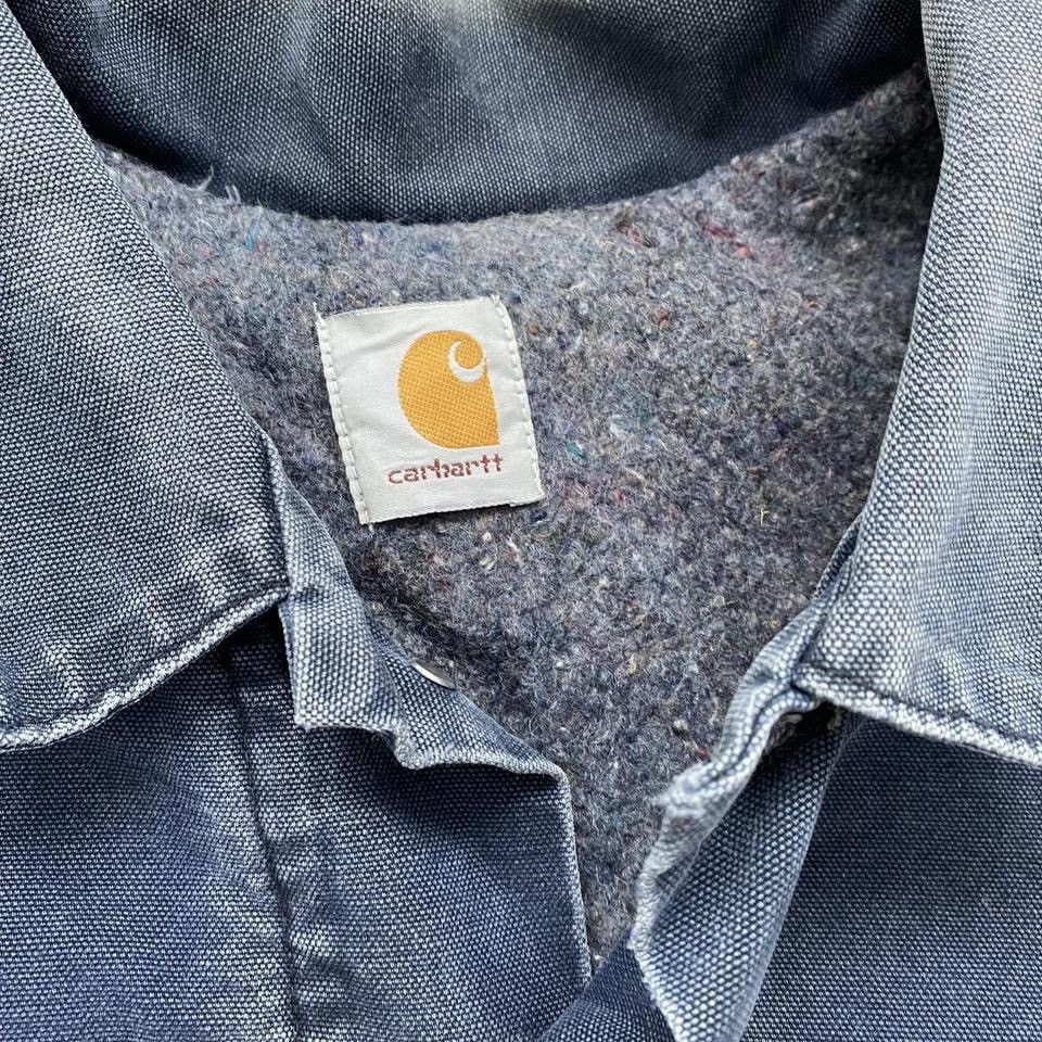 Carhartt Vintage USA Carhartt blanket lined trucker canvas jacket Size US XL / EU 56 / 4 - 4 Thumbnail