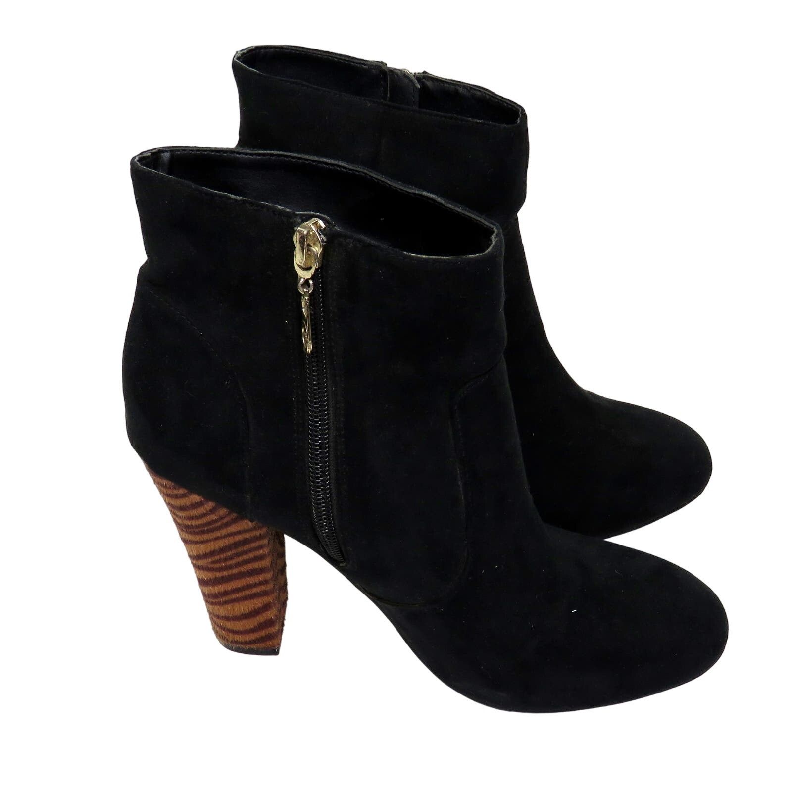 Guess Guess Black Ankle Boot Animal Print Pony Hair 8 Booties Size US 8 / IT 38 - 2 Thumbnail