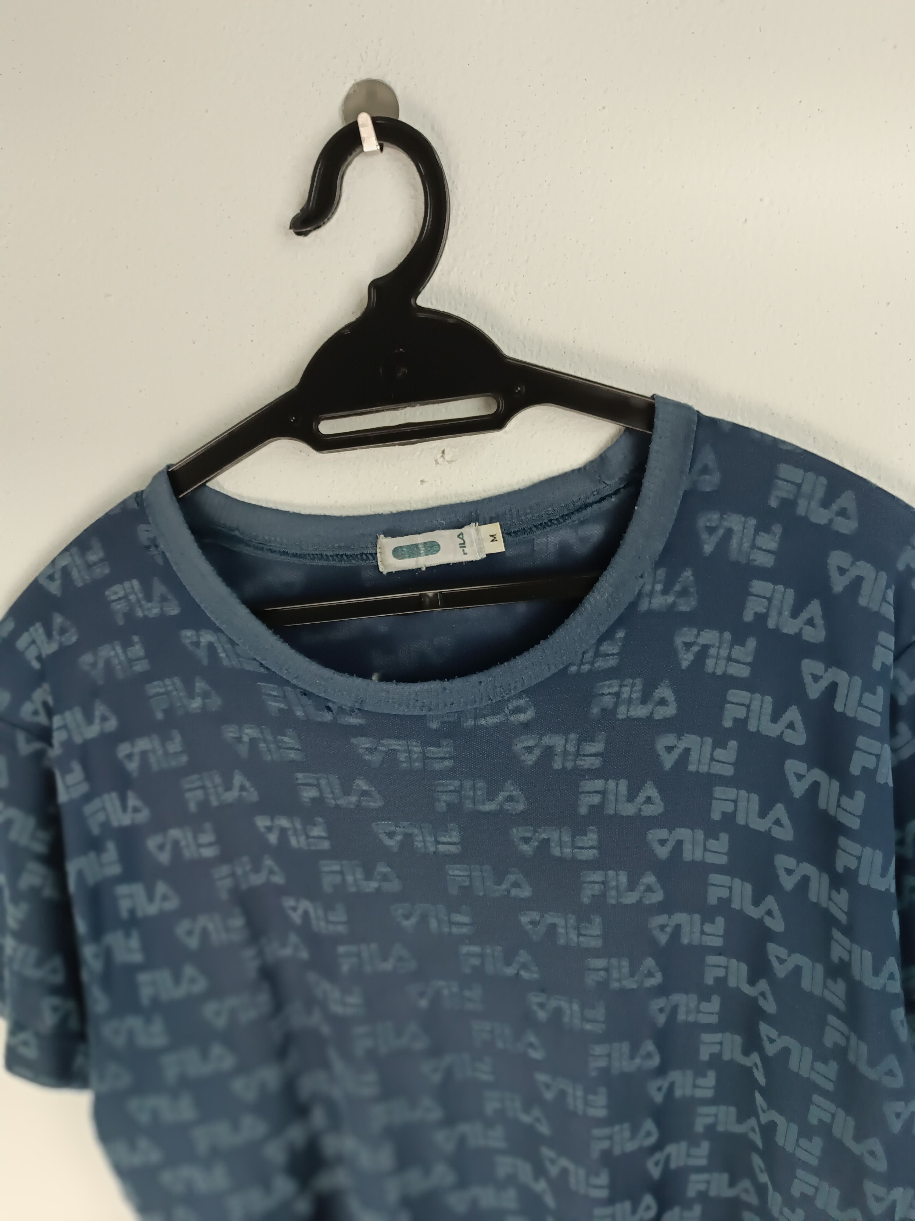 Fila THRASH FADED VINTAGE FILA MONOGRAM TEE Y2K Size US M / EU 48-50 / 2 - 16 Thumbnail