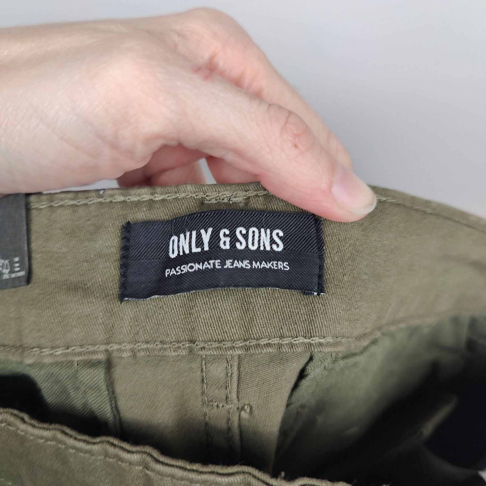 ONLY & SONS Only & Sons Onscam Stage Cargo Shorts Mens Large Olive Size US 34 / EU 50 - 8 Thumbnail