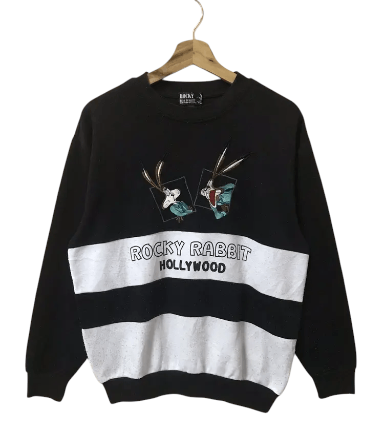 Anime Vintage Rocky Rabbit Hollywood Sweatshirts Size US M / EU 48-50 / 2 - 1 Thumbnail