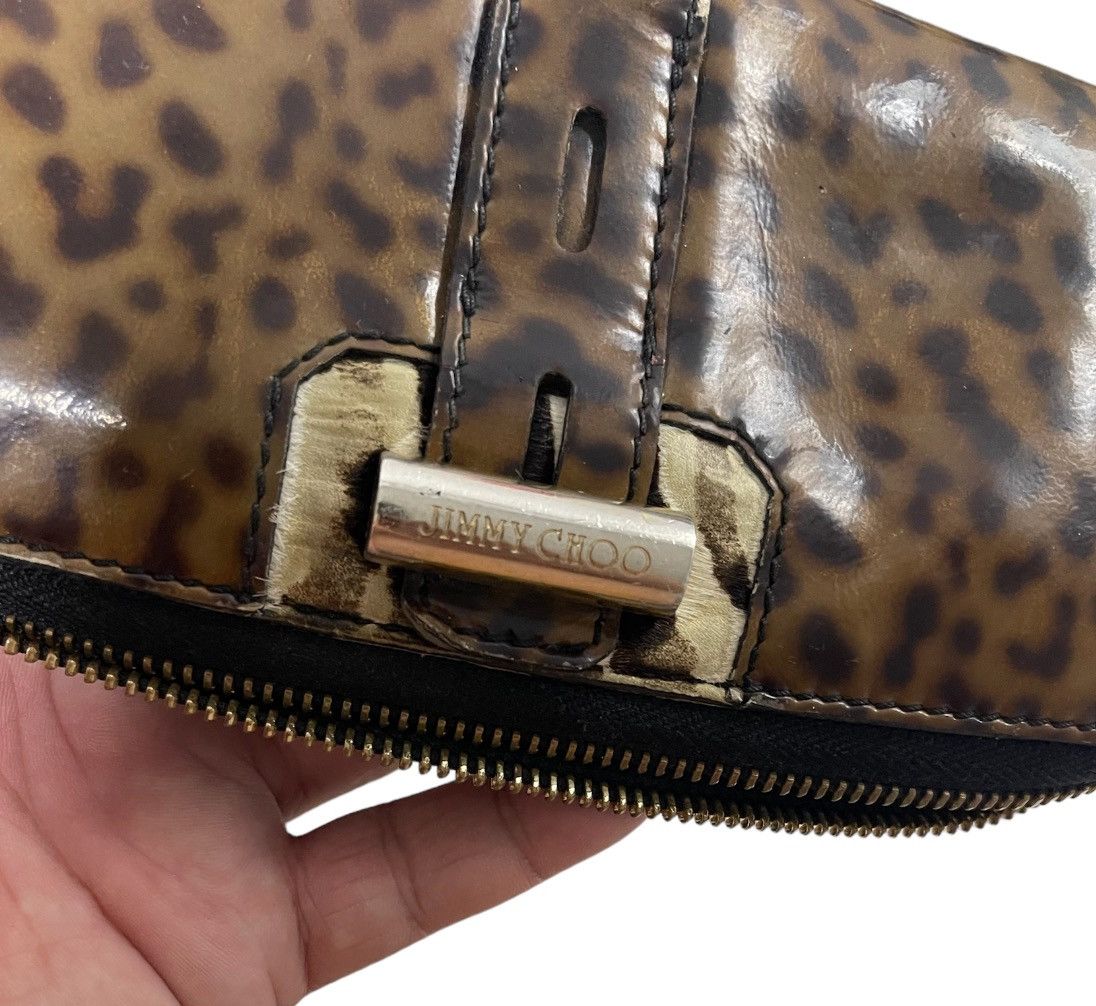 Designer × Jimmy Choo JIMMY CHOO LEOPARD PURSE WALLET 100% AUTHENTIC Size ONE SIZE - 4 Thumbnail
