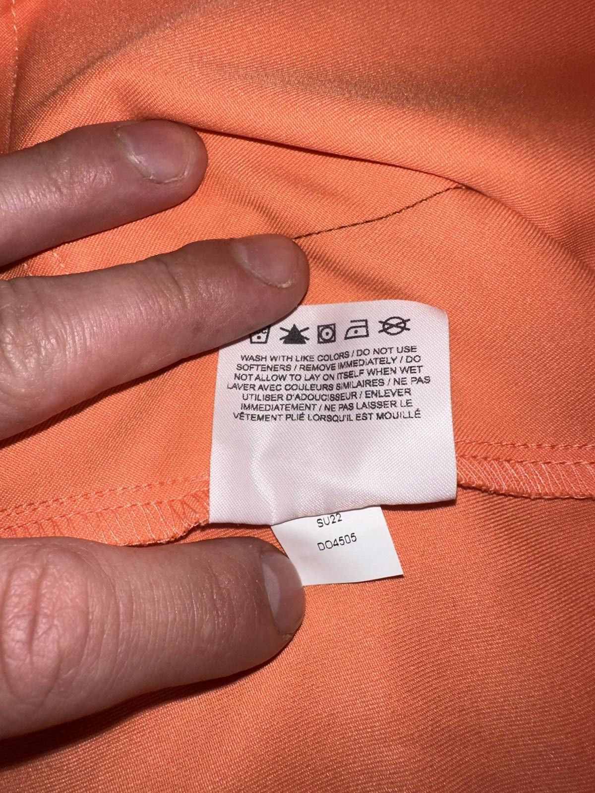 Jordan Brand Jordan Womens 23 Engineered Orange Skirt Dress Sample Size 28" / US 6 / IT 42 - 8 Thumbnail