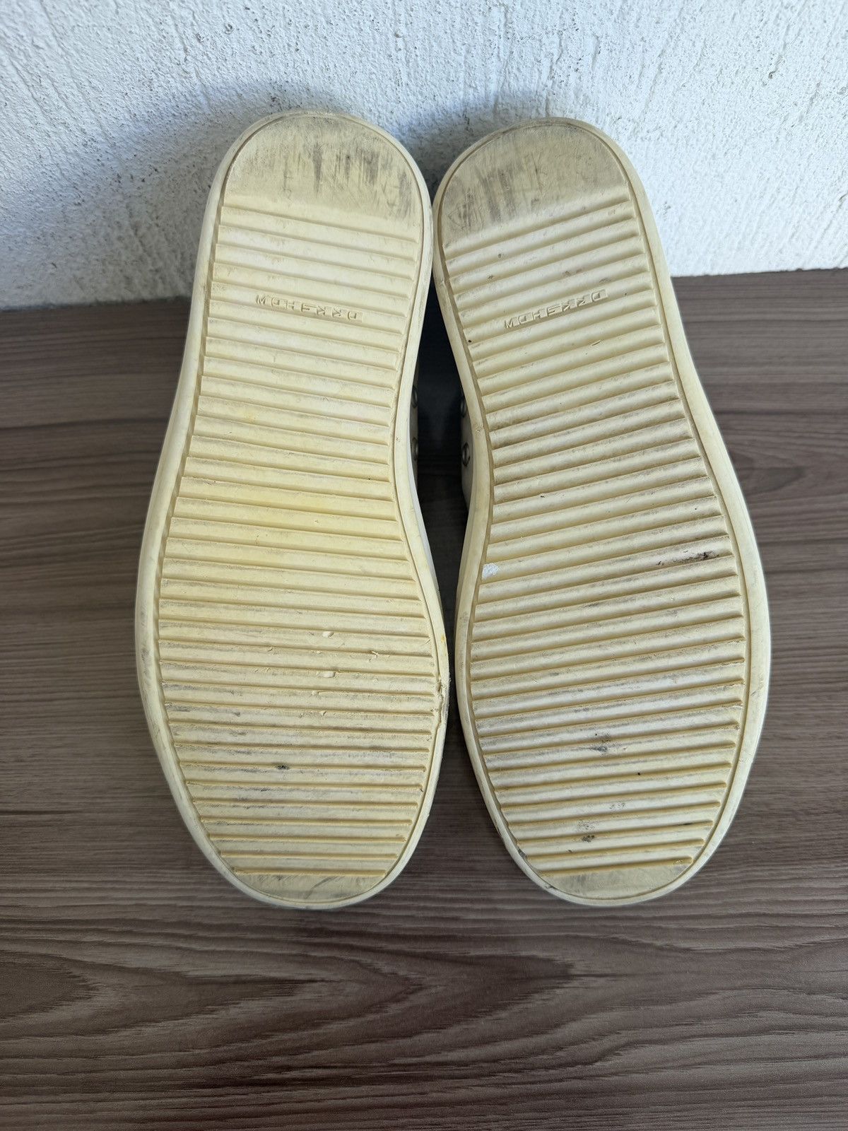 Rick Owens Drkshdw Khaki canvas ramones Size US 8 / EU 41 - 25 Thumbnail