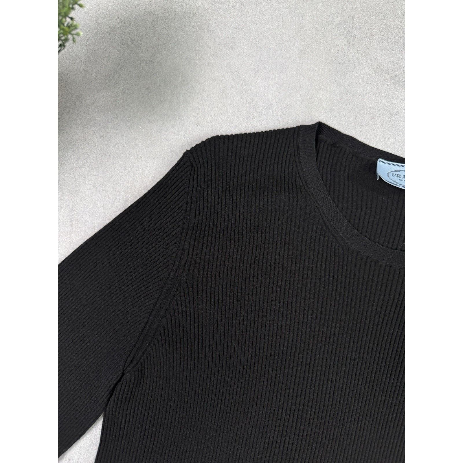 Prada NWT Prada Black Sweater Size 54 (cn180/92A) Black Women Size XL / US 12-14 / IT 48-50 - 2 Thumbnail