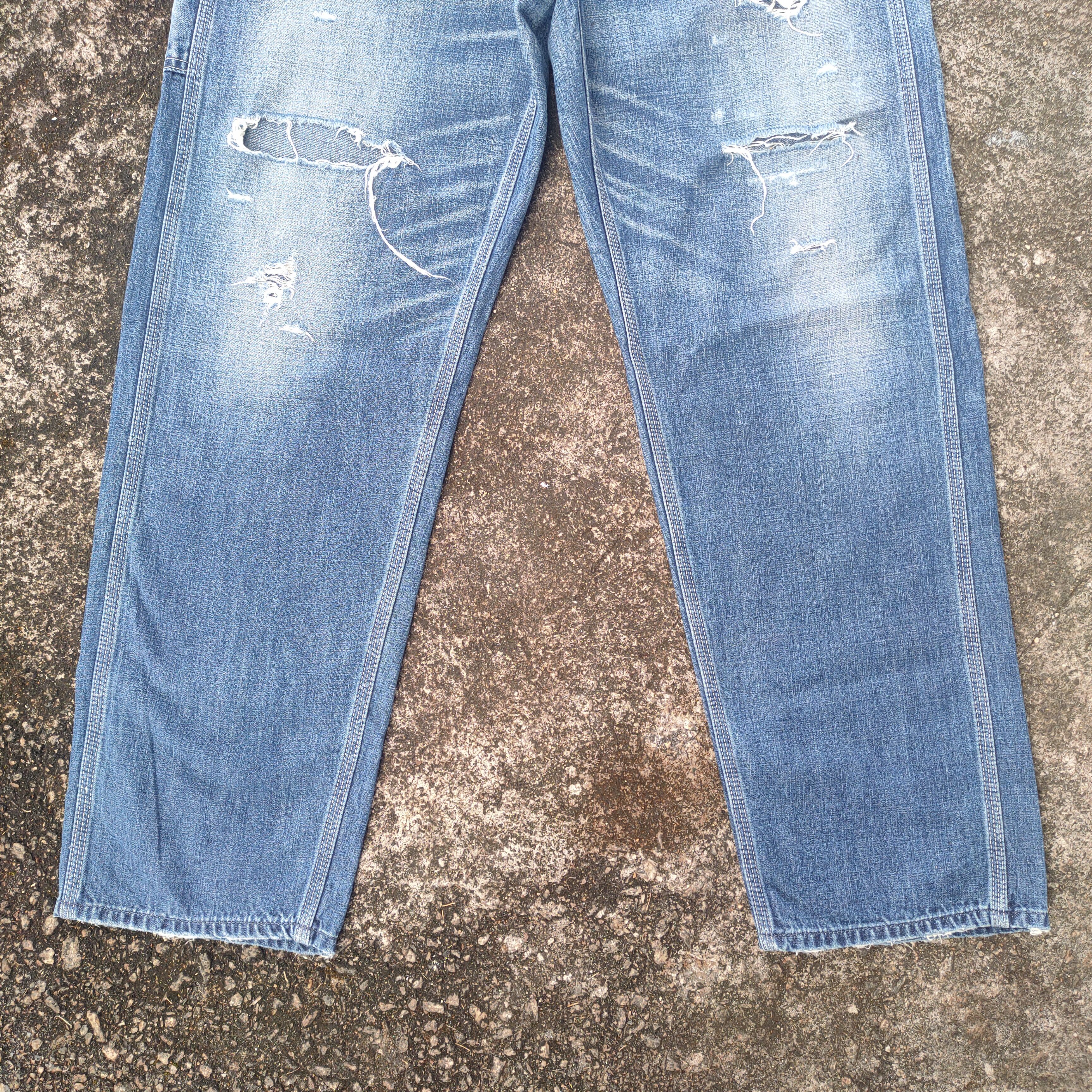 Japanese Brand VINTAGE RNA SLANG FADED DISTRESSED CARGO PANTS Size US 32 / EU 48 - 3 Thumbnail