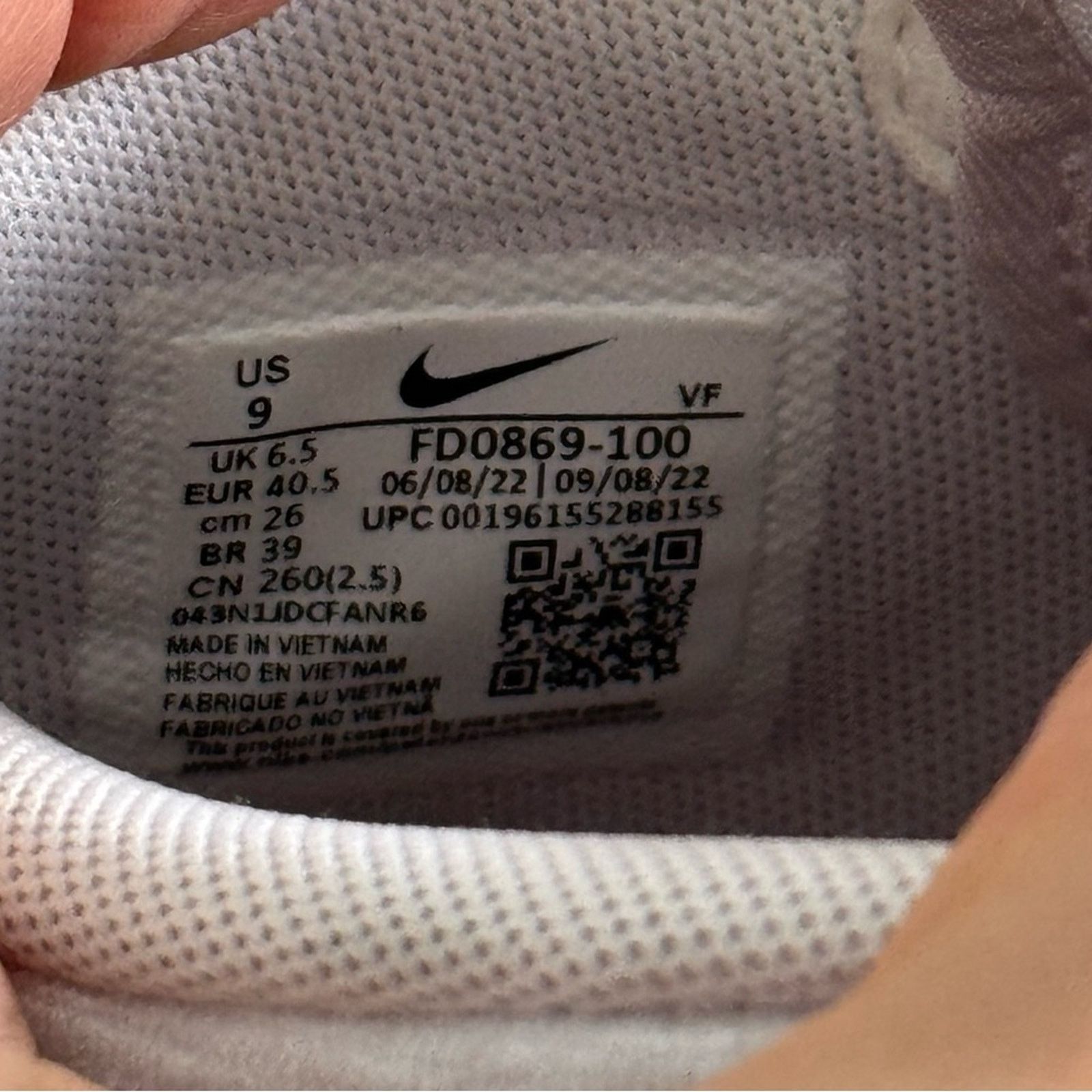 Nike Nike Sneakers, Size 9, FD0869-100, High Top Size US 9 / IT 39 - 7 Thumbnail