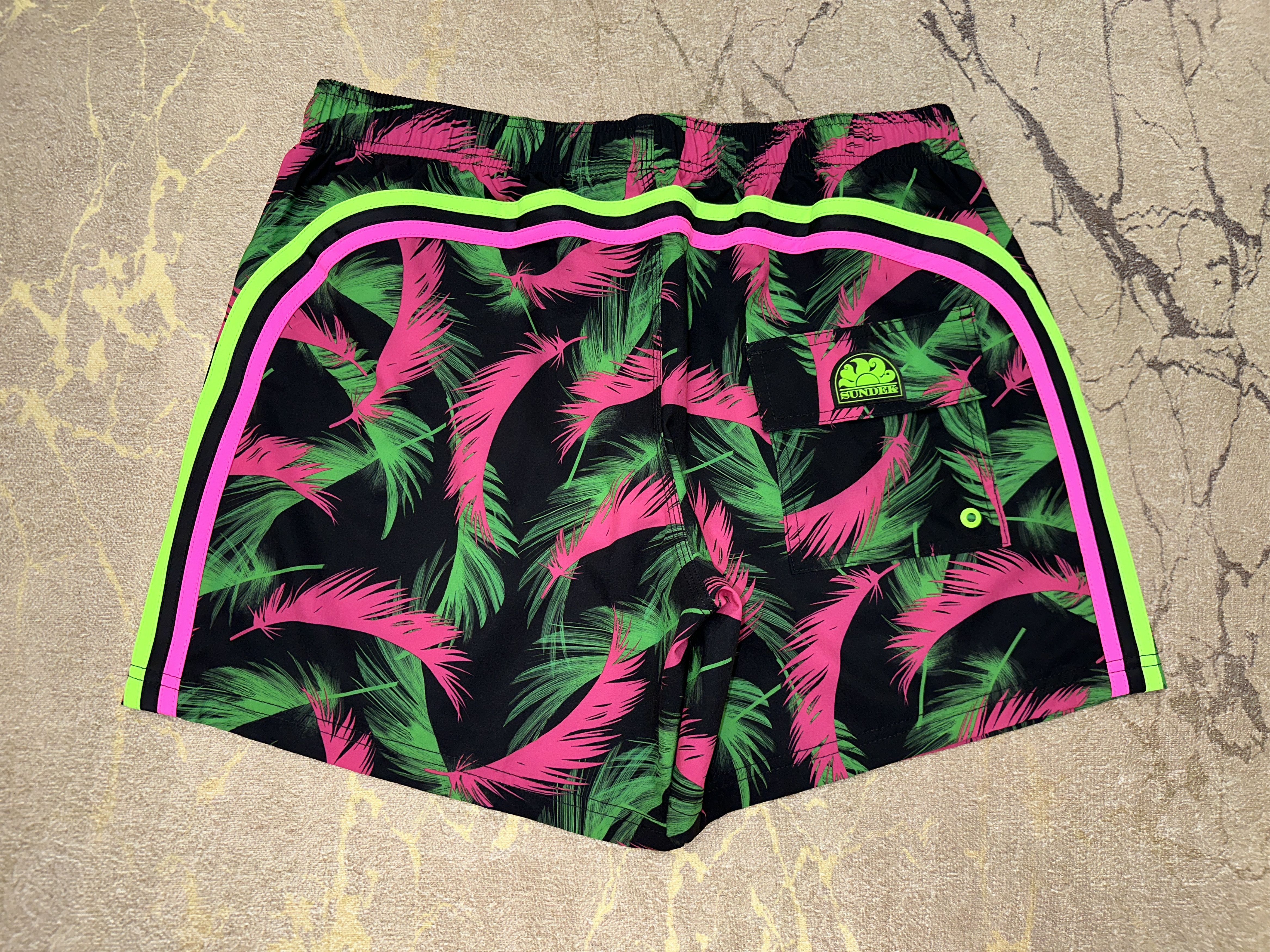 Sundek 2025 Palm Sundek XL Beach Board Shorts Trunks Bath Size XL Size US 38 / EU 54 - 3 Thumbnail