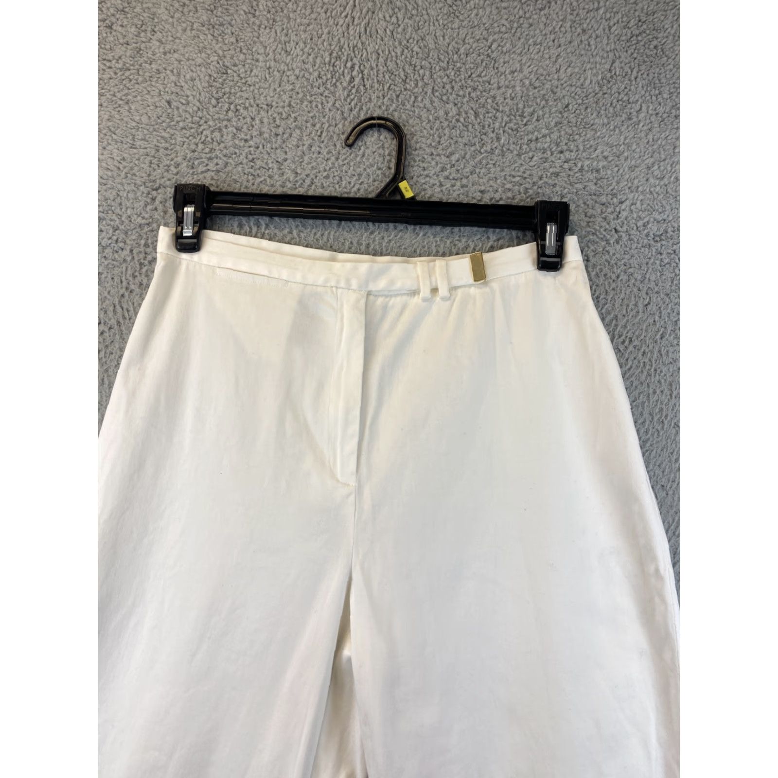Ralph Lauren VINTAGE Lauren Ralph Lauren Pants Women's Size 10 Dress Pants Cream Straight Leg Casual Office Wear Size 32" / US 10 / IT 46 - 3 Thumbnail