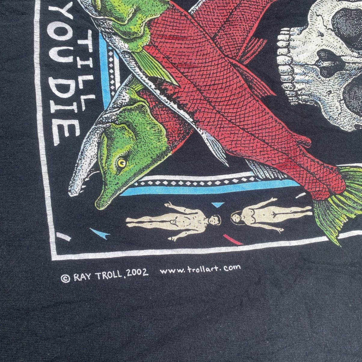 Vintage Vtg SPAWN TILL YOU DIE long sleeves tee Size US S / EU 44-46 / 1 - 3 Thumbnail