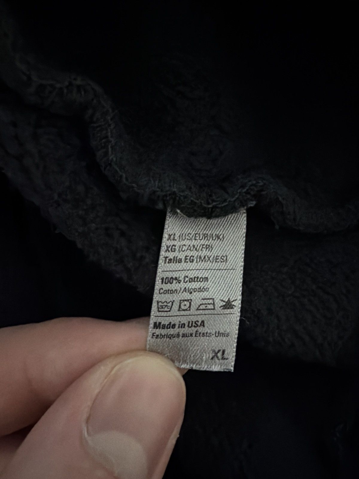 Yeezy Yeezy Donda Washed Black Hoodie Size US XL / EU 56 / 4 - 2 Thumbnail